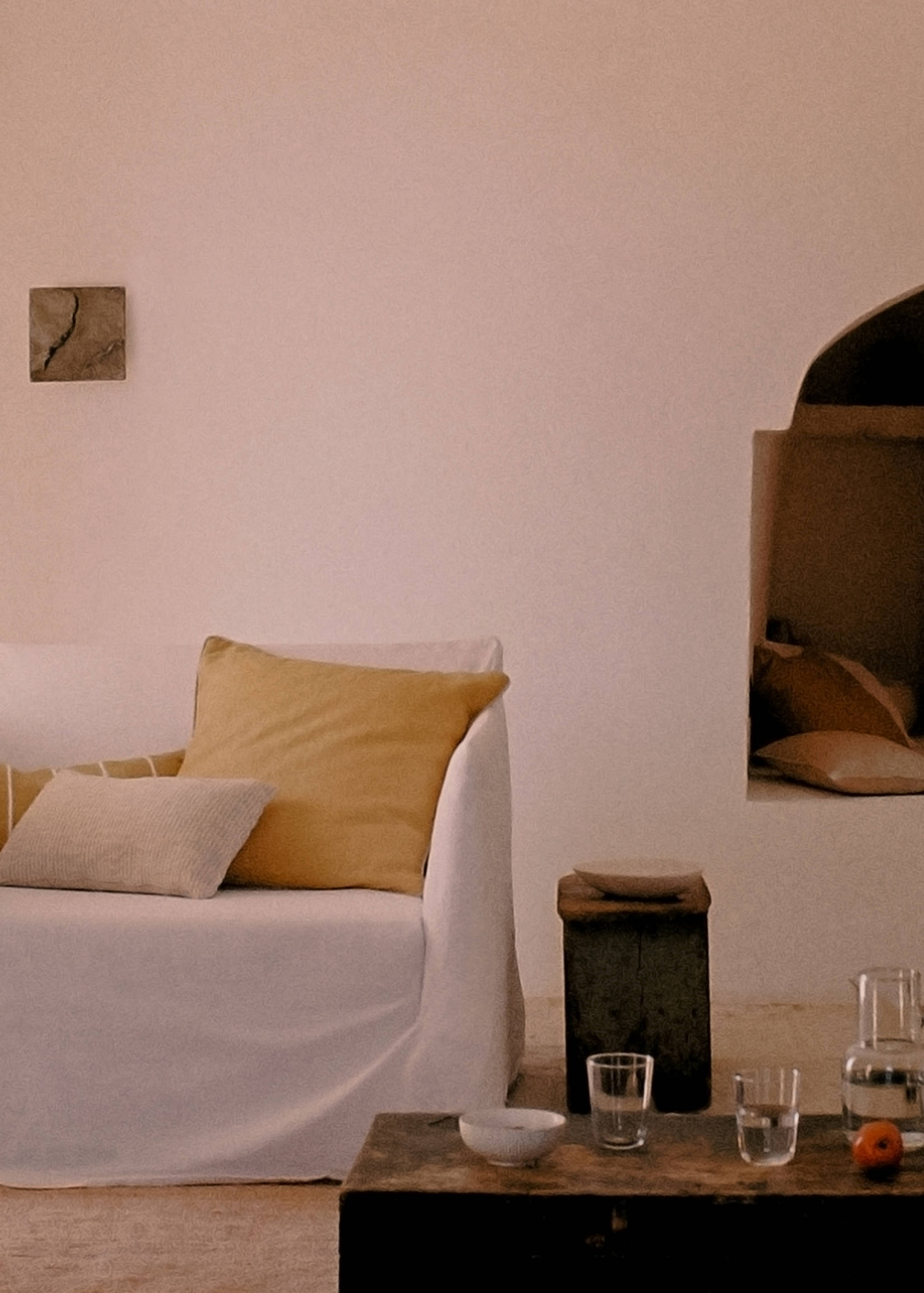 Housse de coussin 100 % lin liseré 60 x 60 cm - Détail de l'article 6