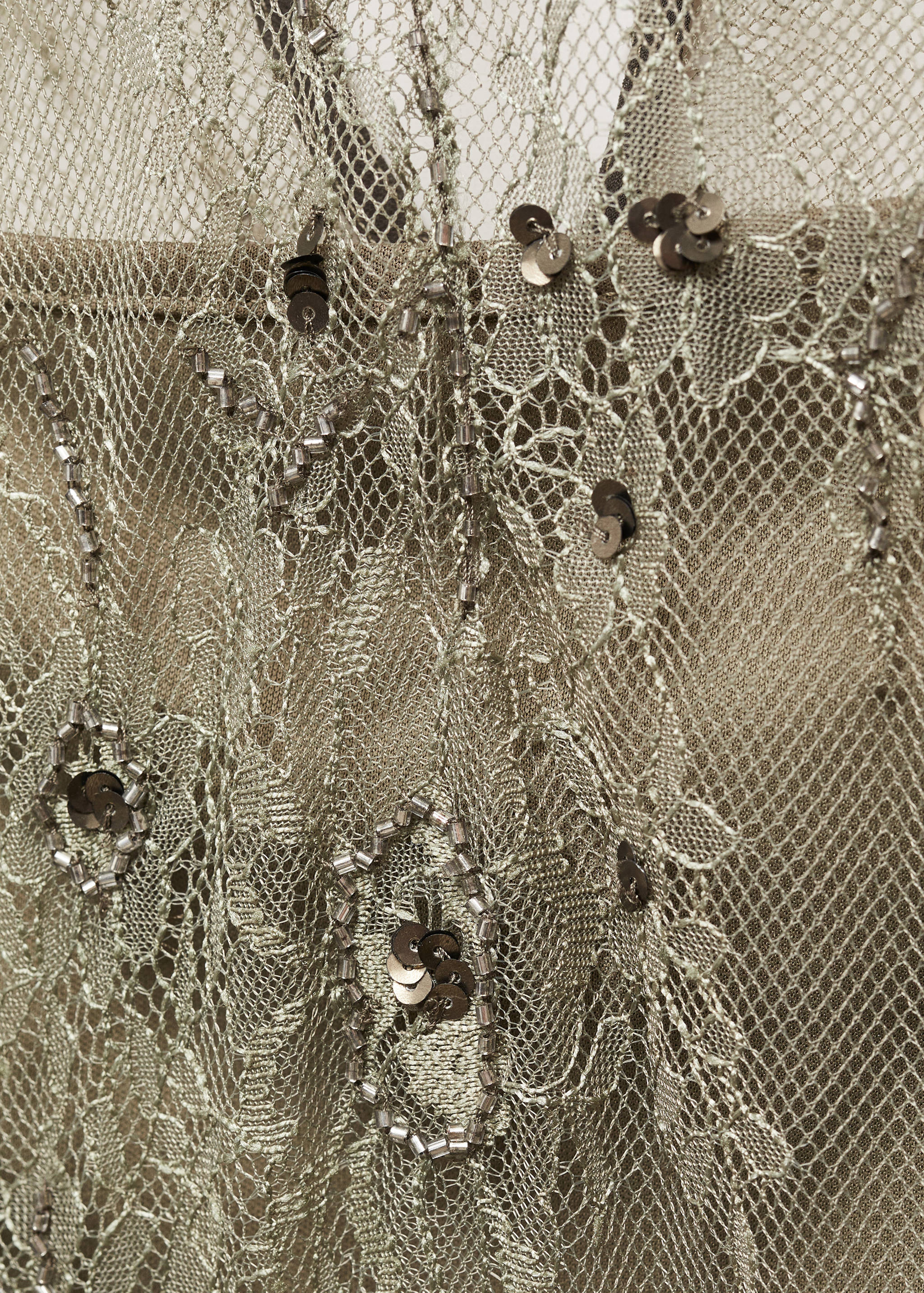 Embroidered lace dress - Details of the article 8