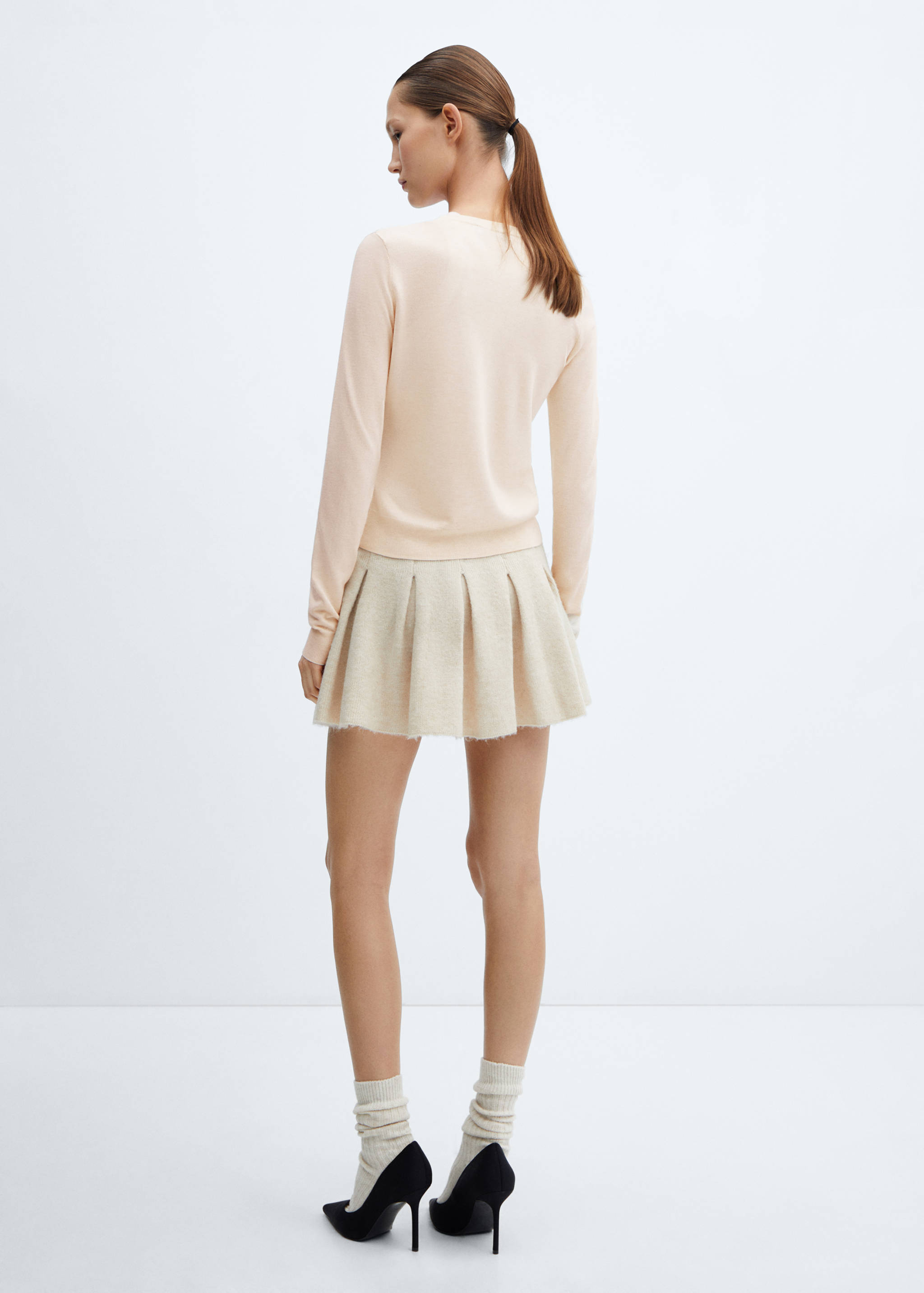 Cardigan maille boutons - Verso de l’article