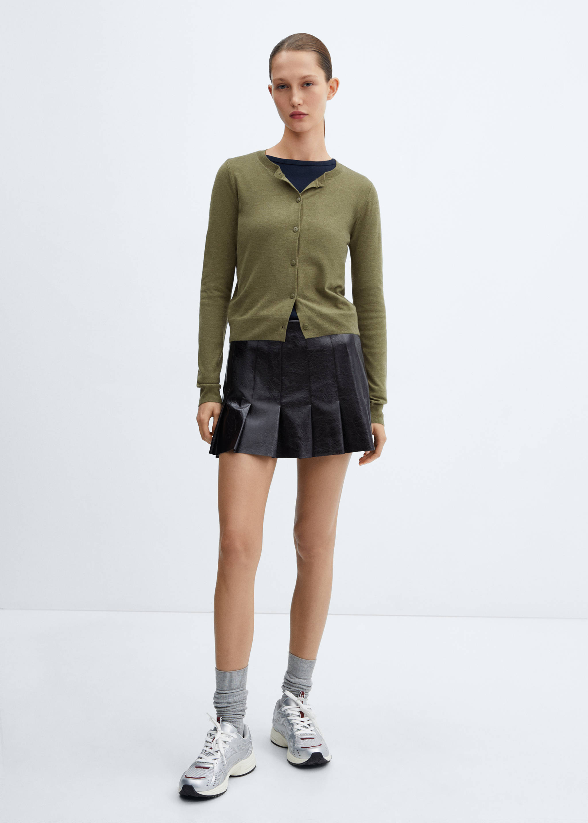 Cardigan maille boutons - Plan général