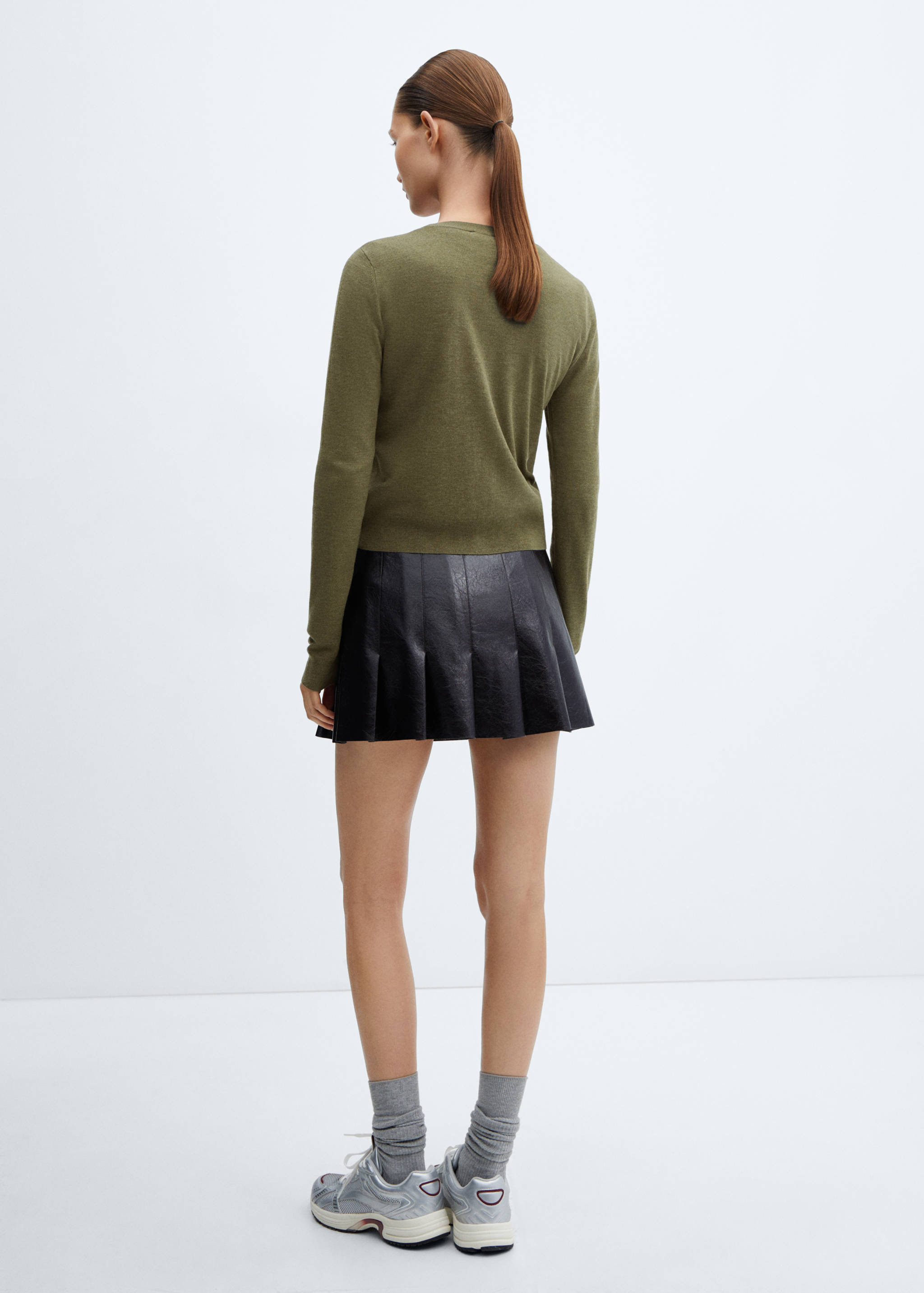 Cardigan maille boutons - Verso de l’article