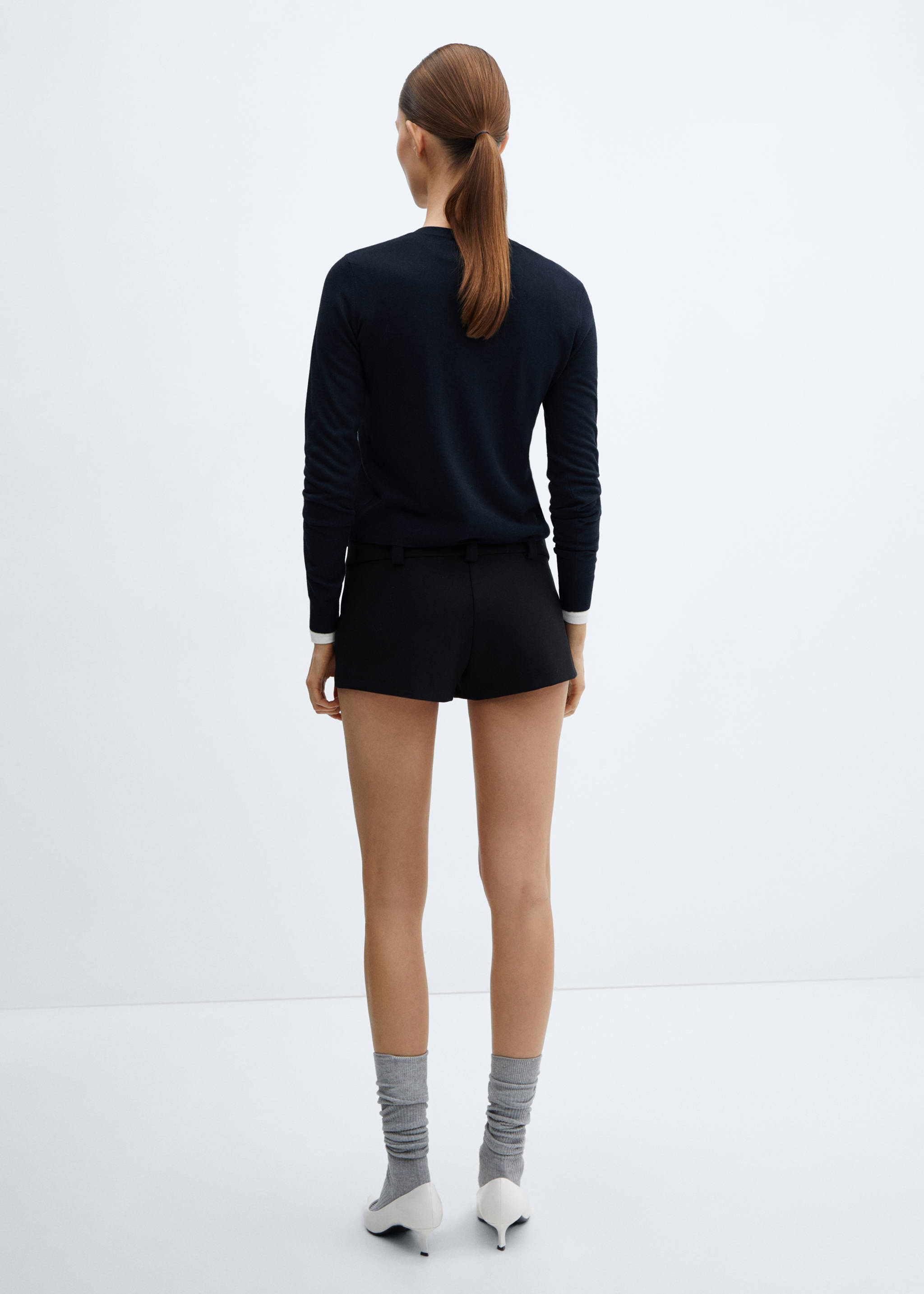 Cardigan maille boutons - Verso de l’article