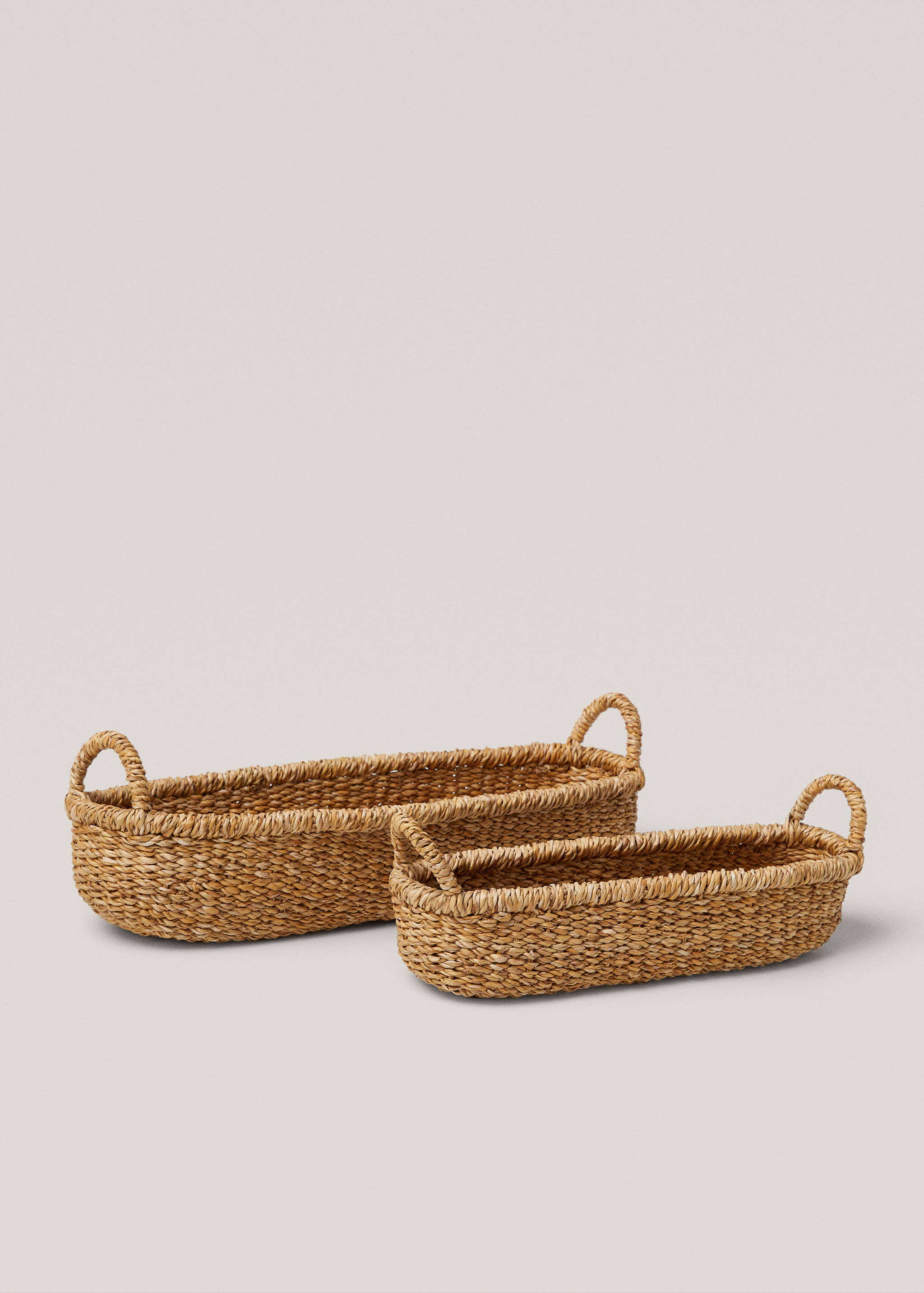 Rectangular basket with handles - Details of the article 3