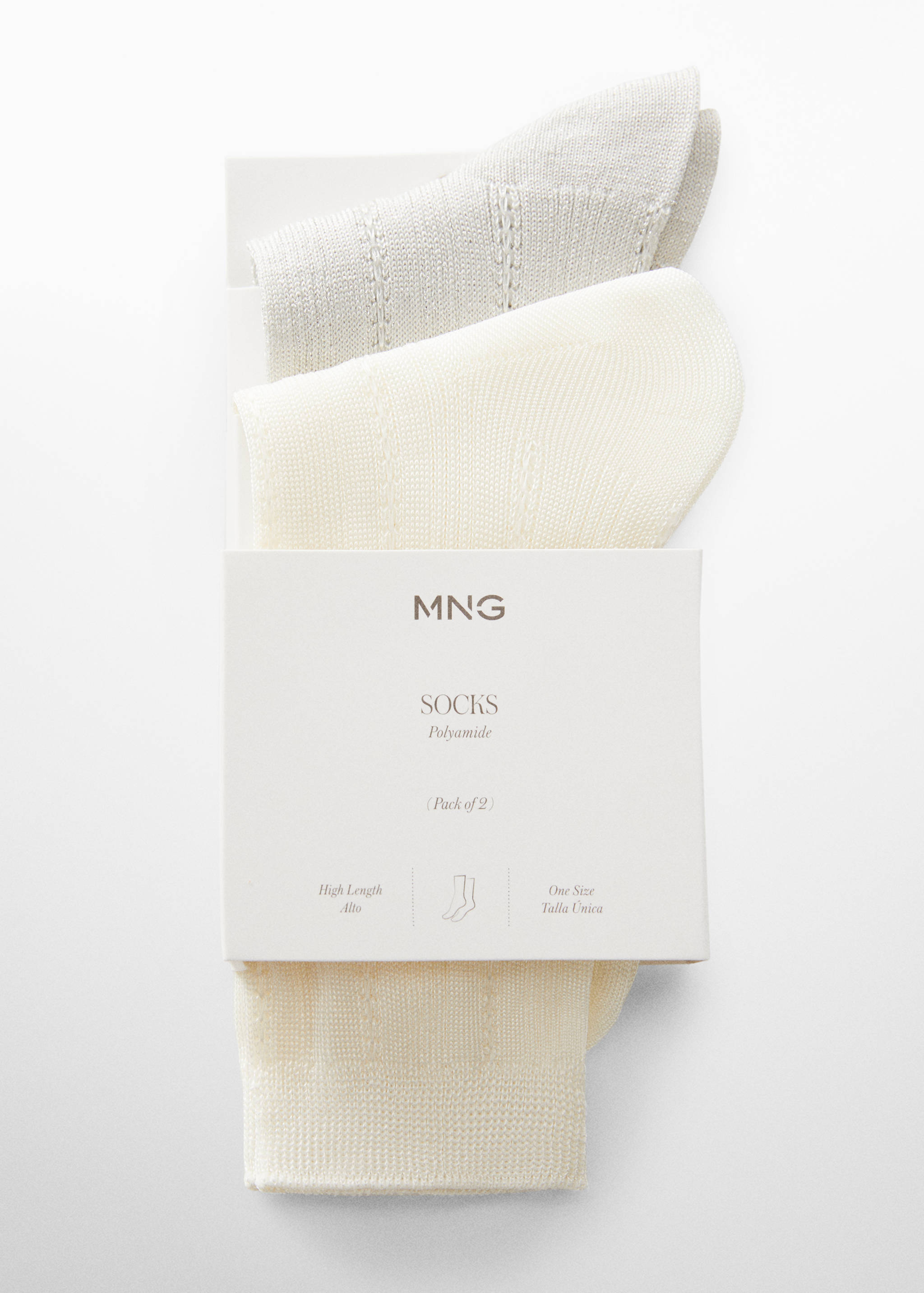 Pack 2 paires de chaussettes maille - Détail de l'article 1