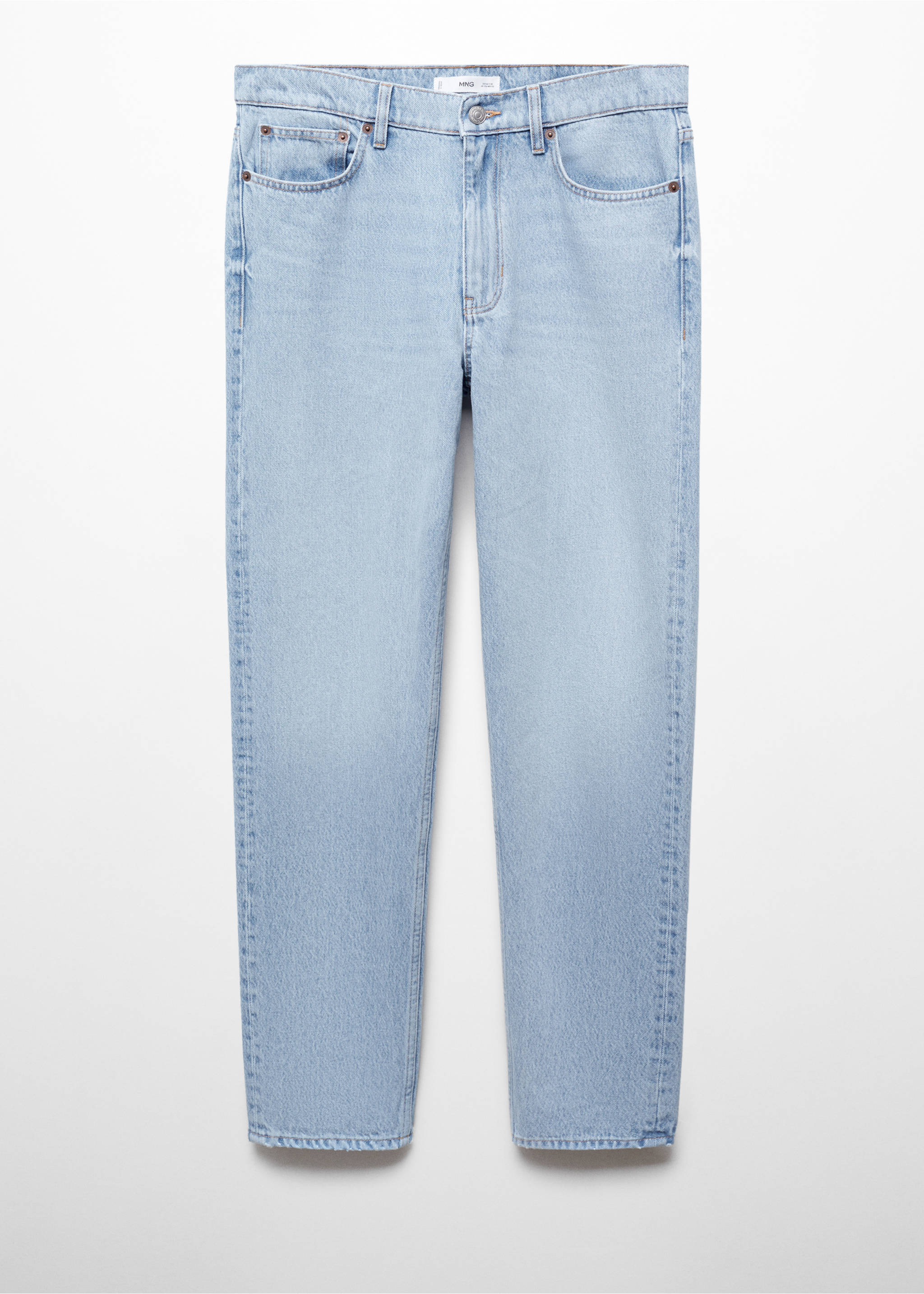 Jeans Bob straight fit - Artículo sin modelo, Crudo. Ref: 67074439-00.