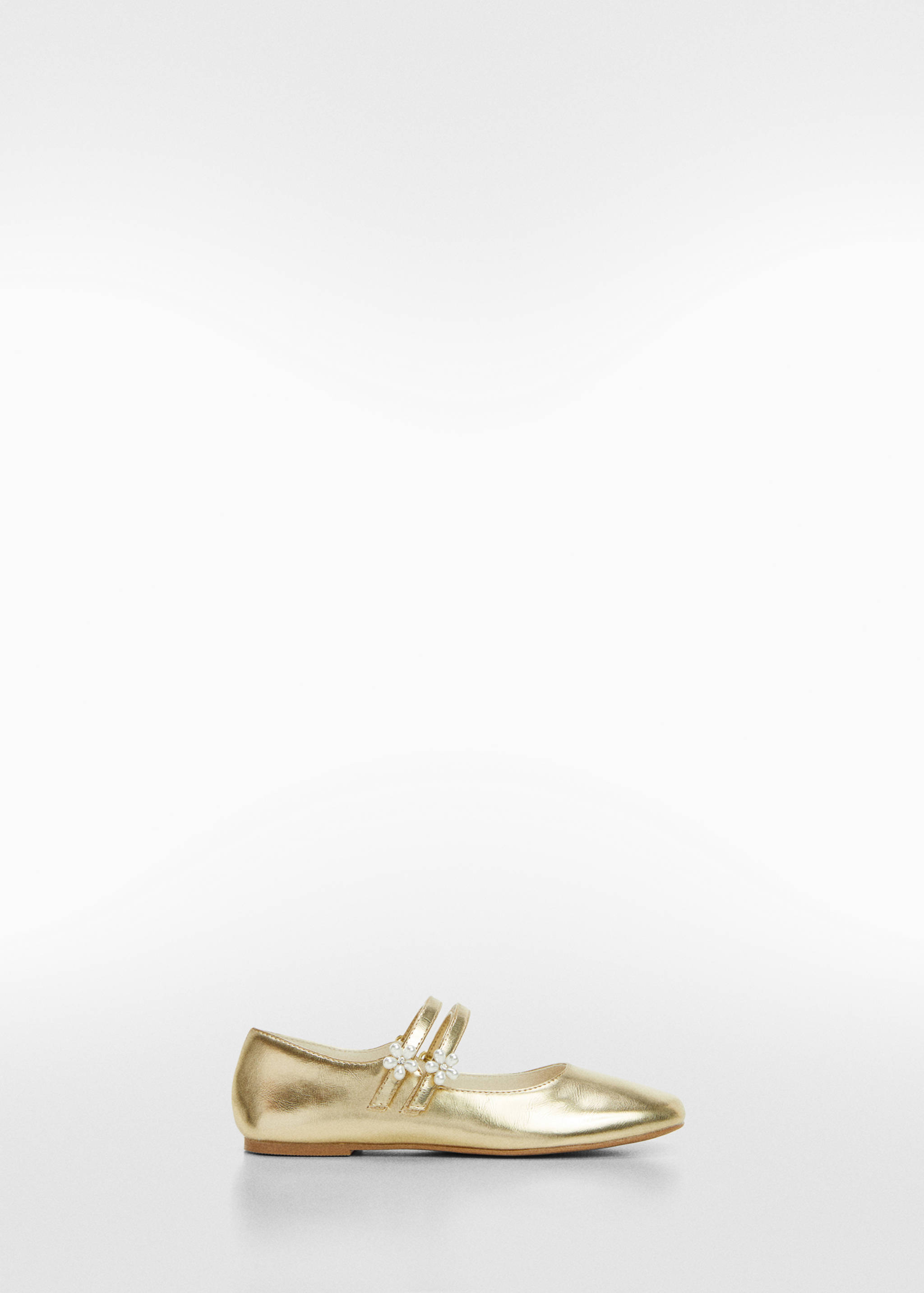 Ballerinas mit Metallic-Effekt - Artikel ohne Model
