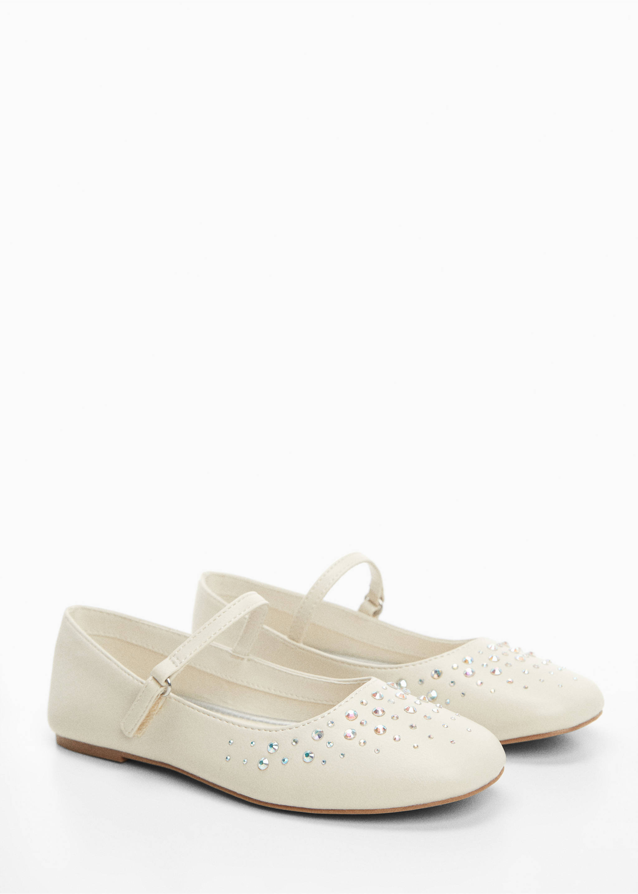Lace-up ballerinas - Medium plane, Off White. Ref: 67074442-00.