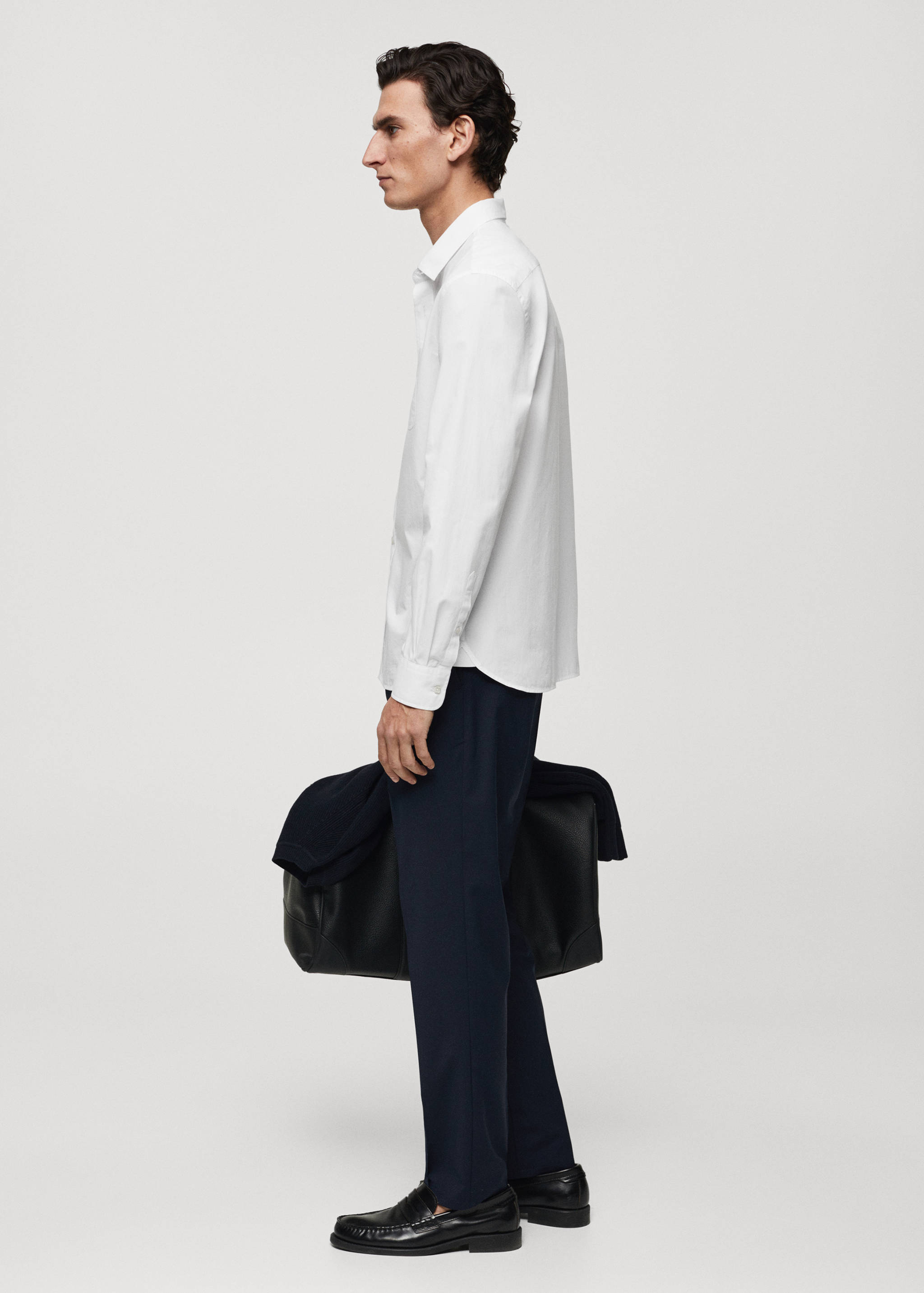 Koszula z popeliny z kieszenią - Szczegóły artykułu 2