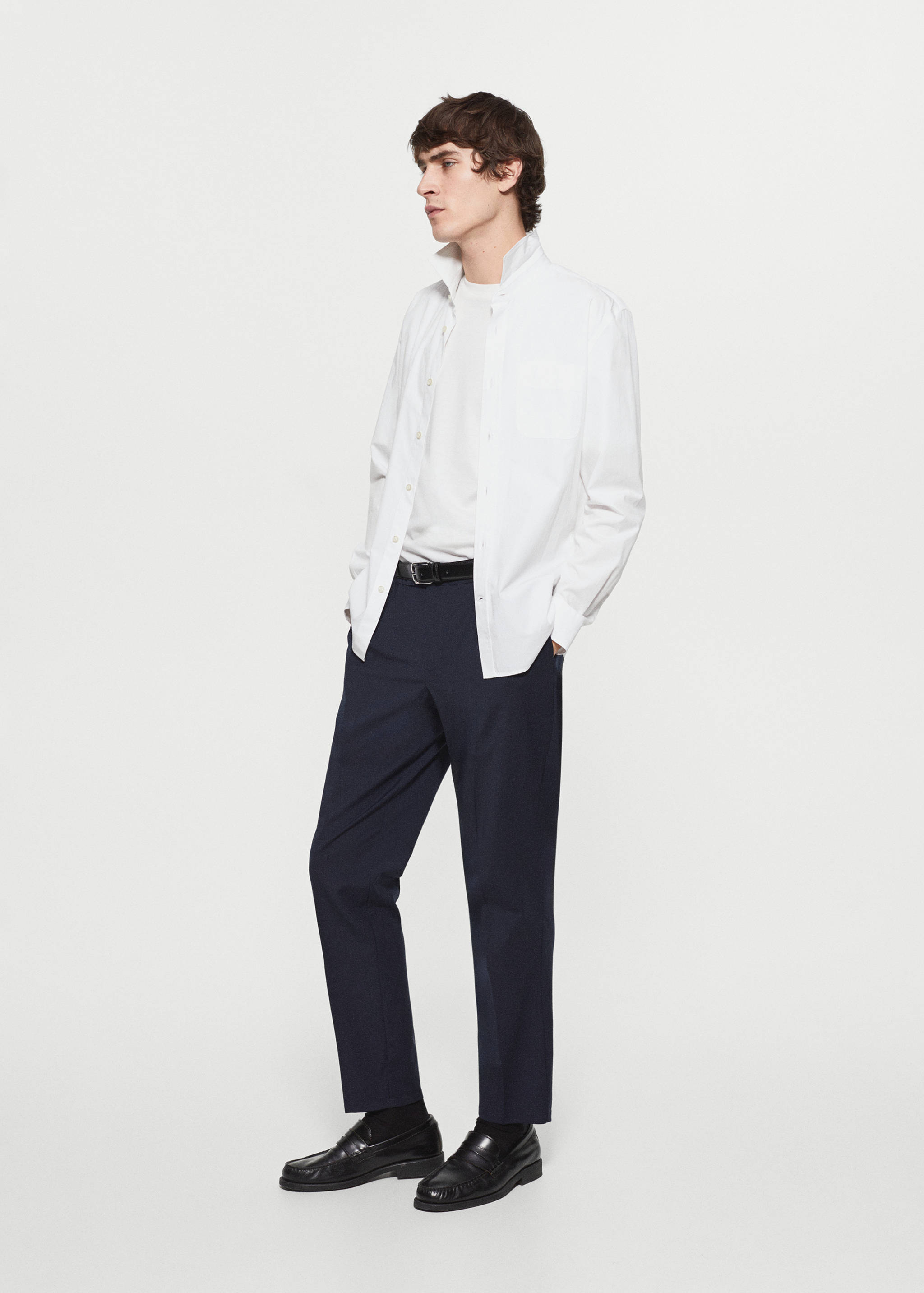 Koszula z popeliny z kieszenią - Szczegóły artykułu 5