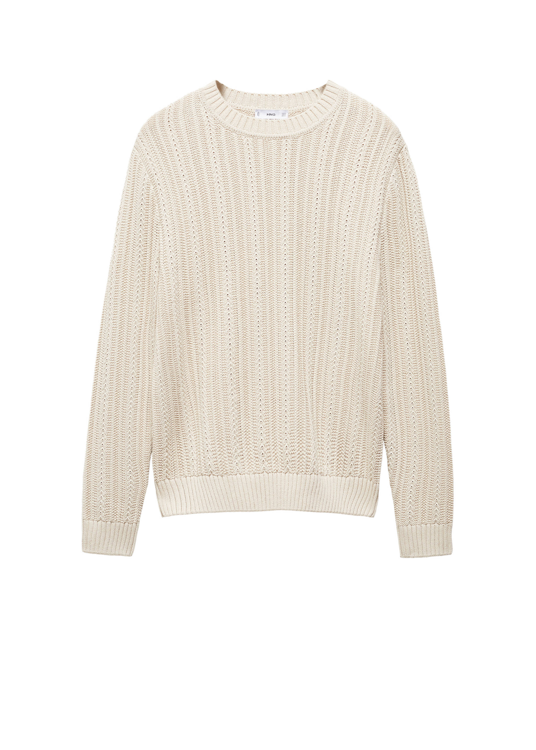 Contrasting knit sweater - Details of the article 9