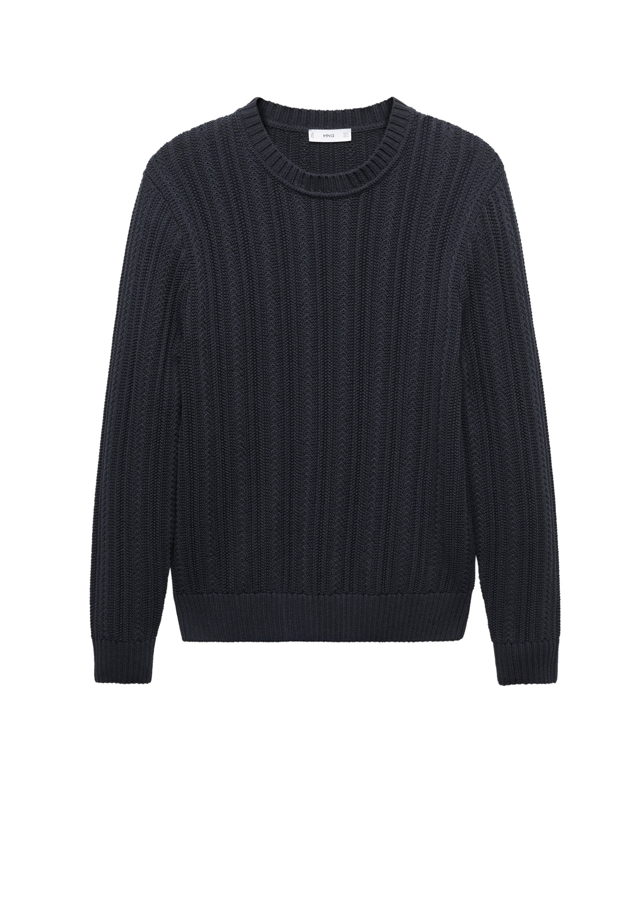 Contrasting knit sweater - Details of the article 9