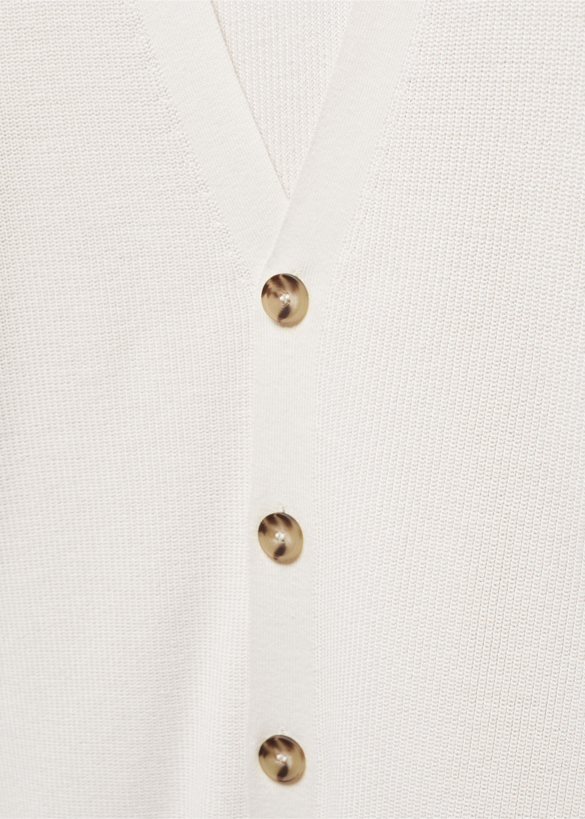 Buttoned ribbed cardigan - Details of the article 8