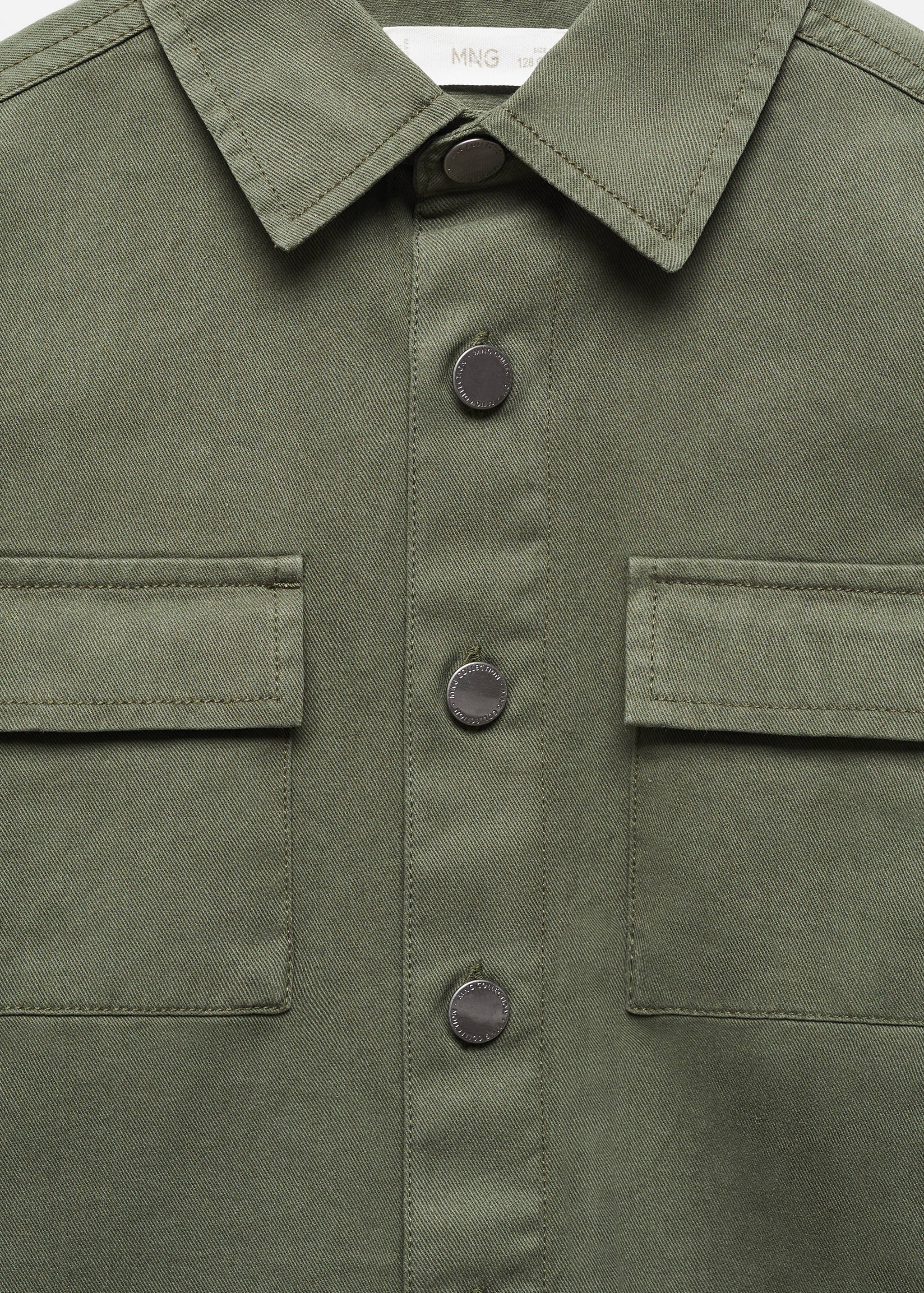 Pocket denim overshirt - Details of the article 8