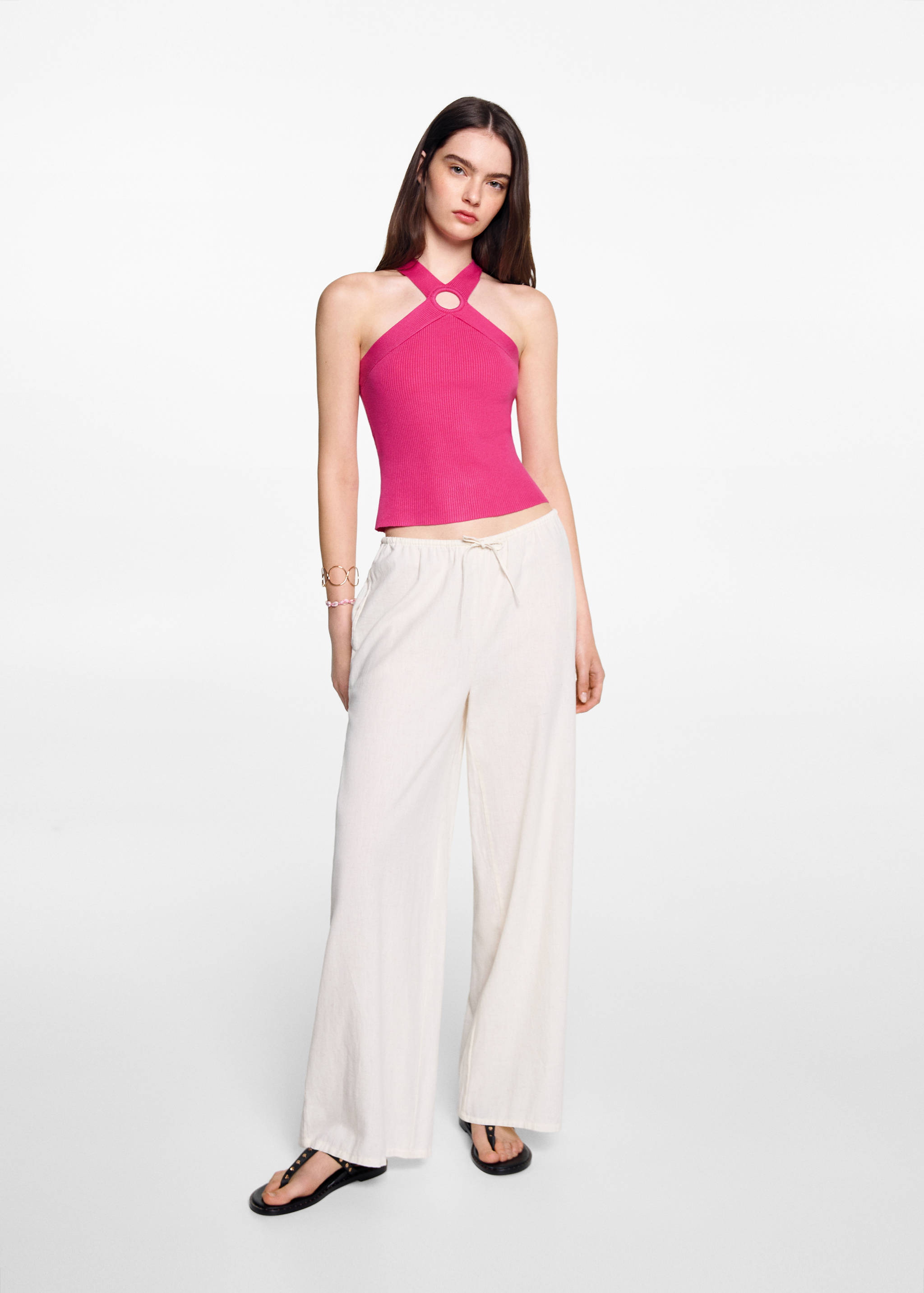 Knitted wrap top - General plane