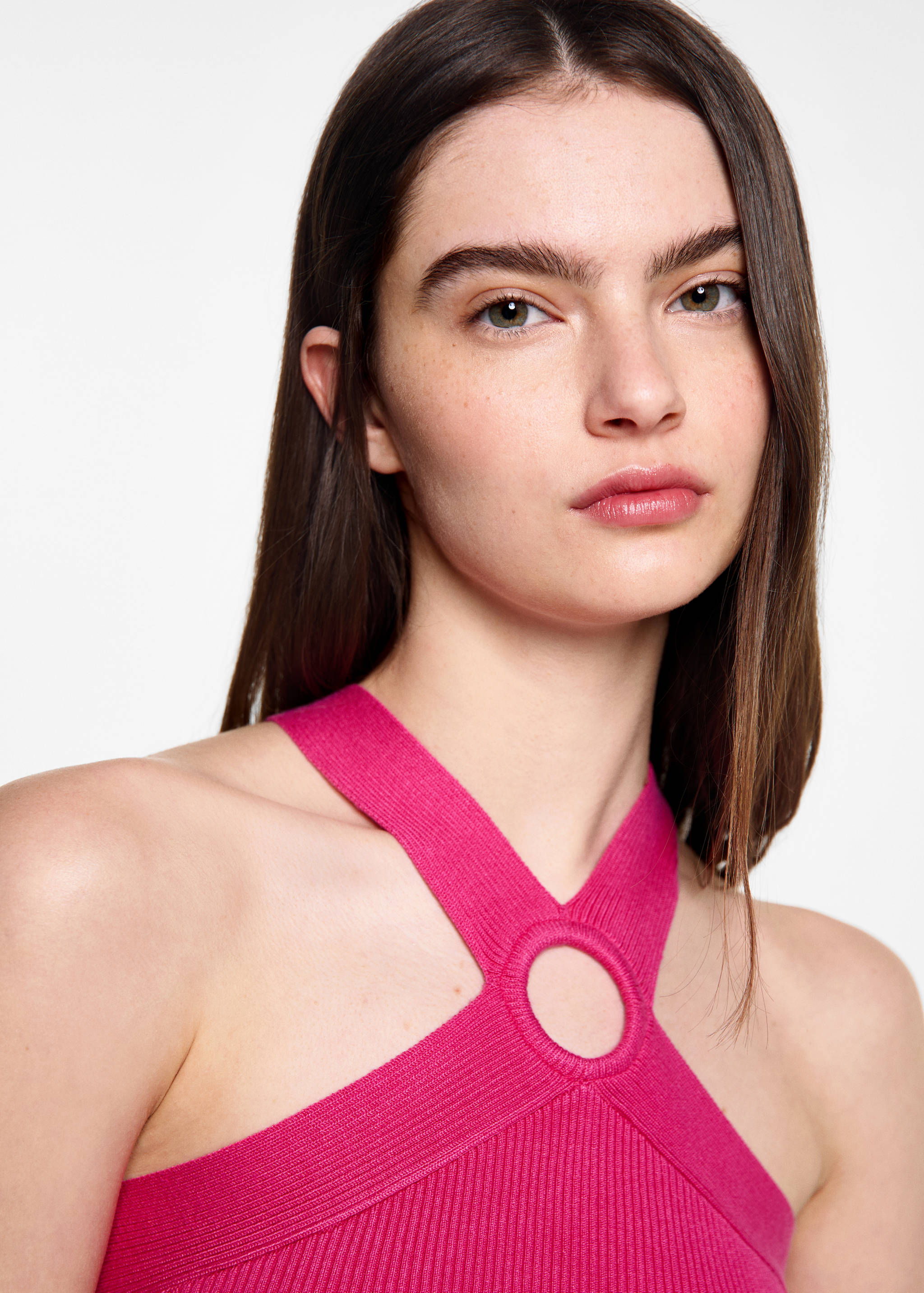 Knitted wrap top - Details of the article 1