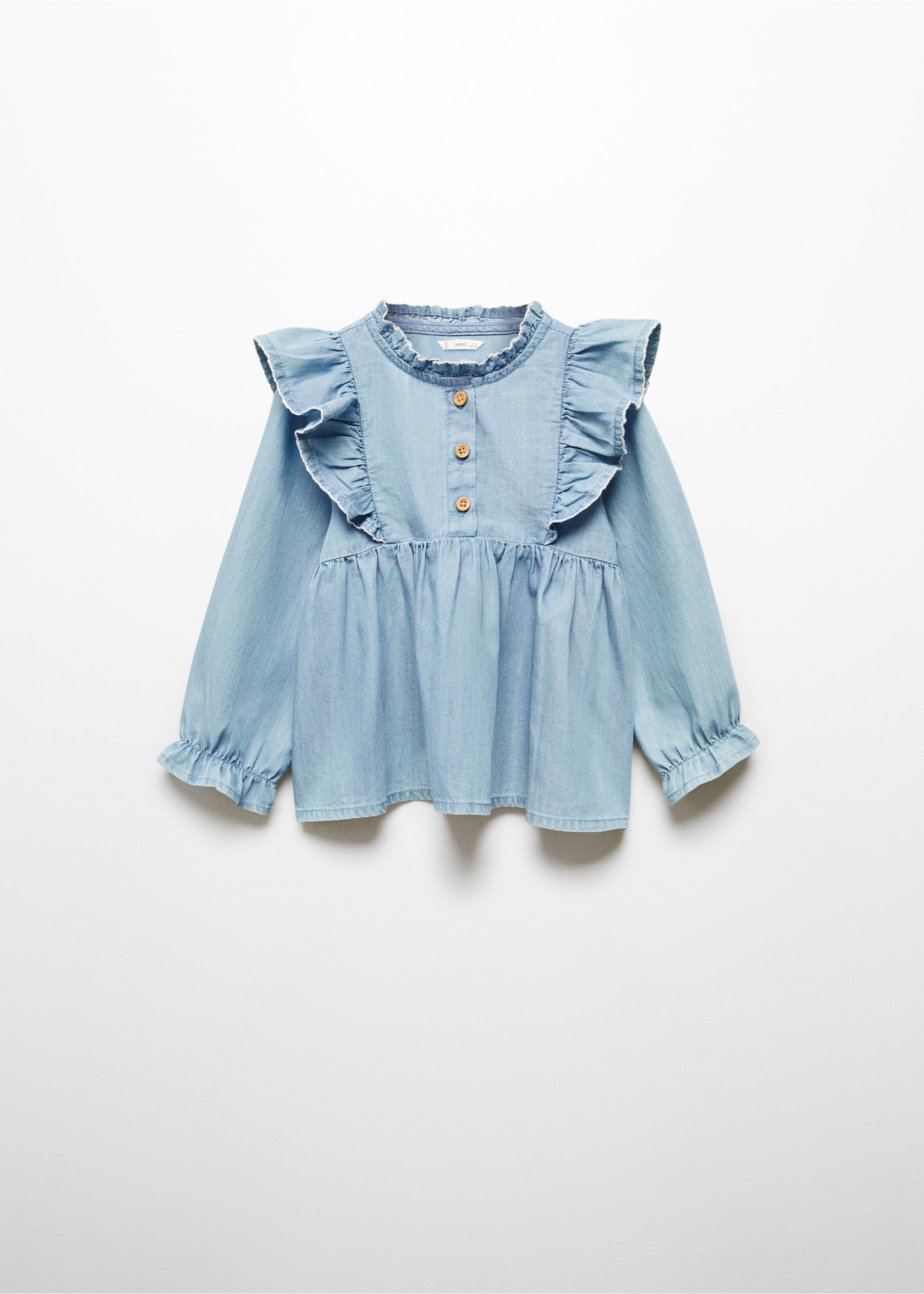 Chemise denim à volants - Article sans modèle