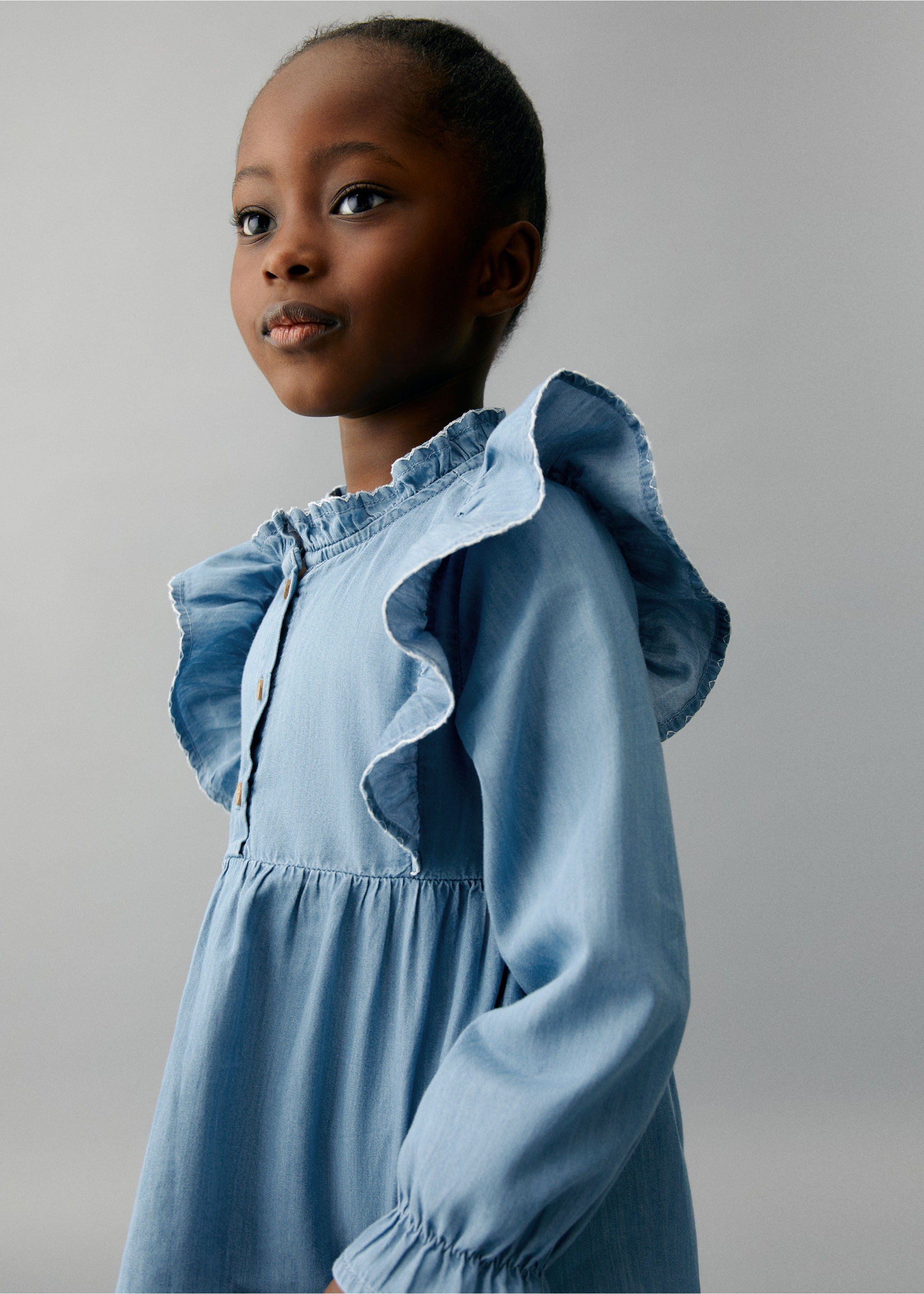 Chemise denim à volants - Détail de l'article 3