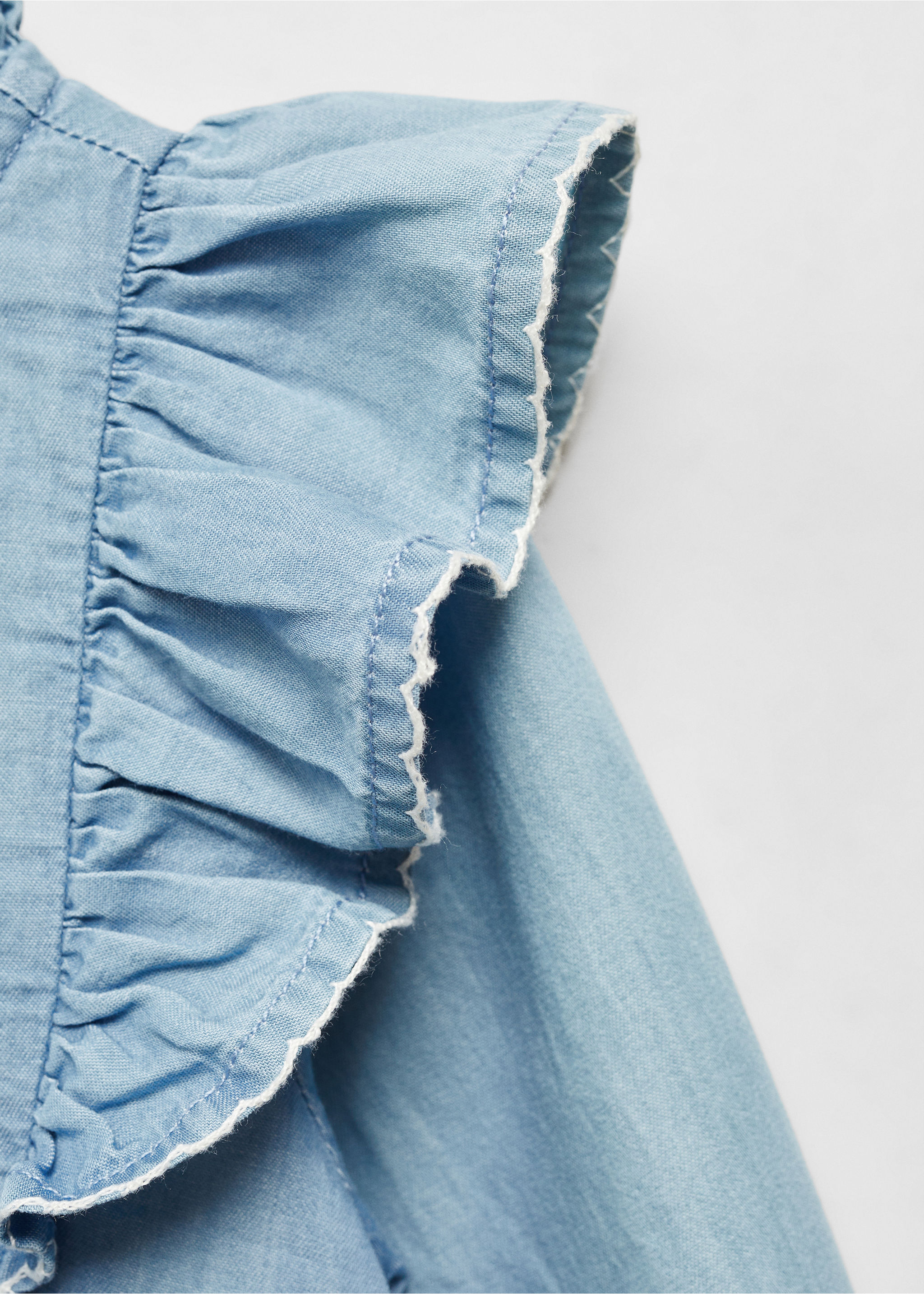 Chemise denim à volants - Détail de l'article 8