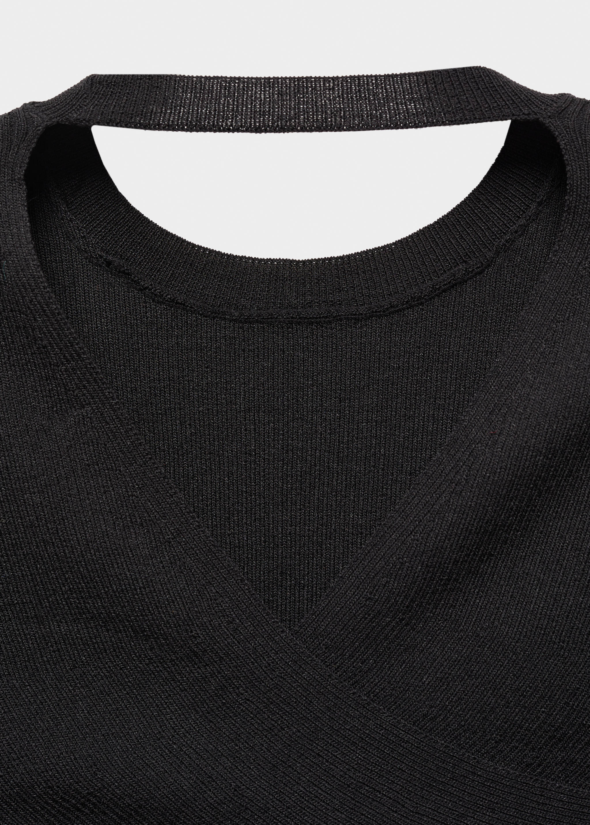 Cut-out knitted sweater - Details of the article 8