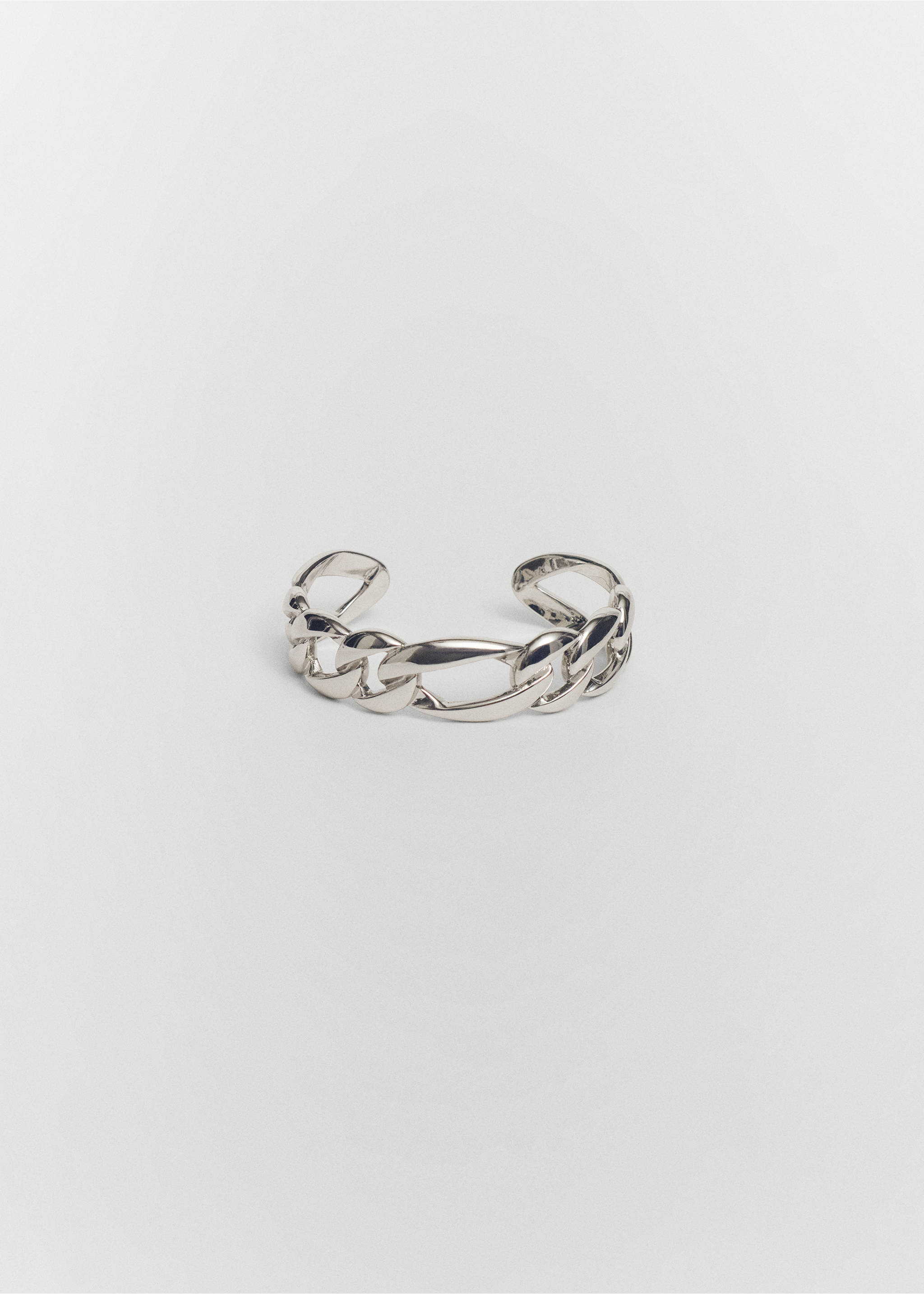 Ineinandergreifender Armreif - Artikel ohne Model, Silber. Ref: 67074475-00.