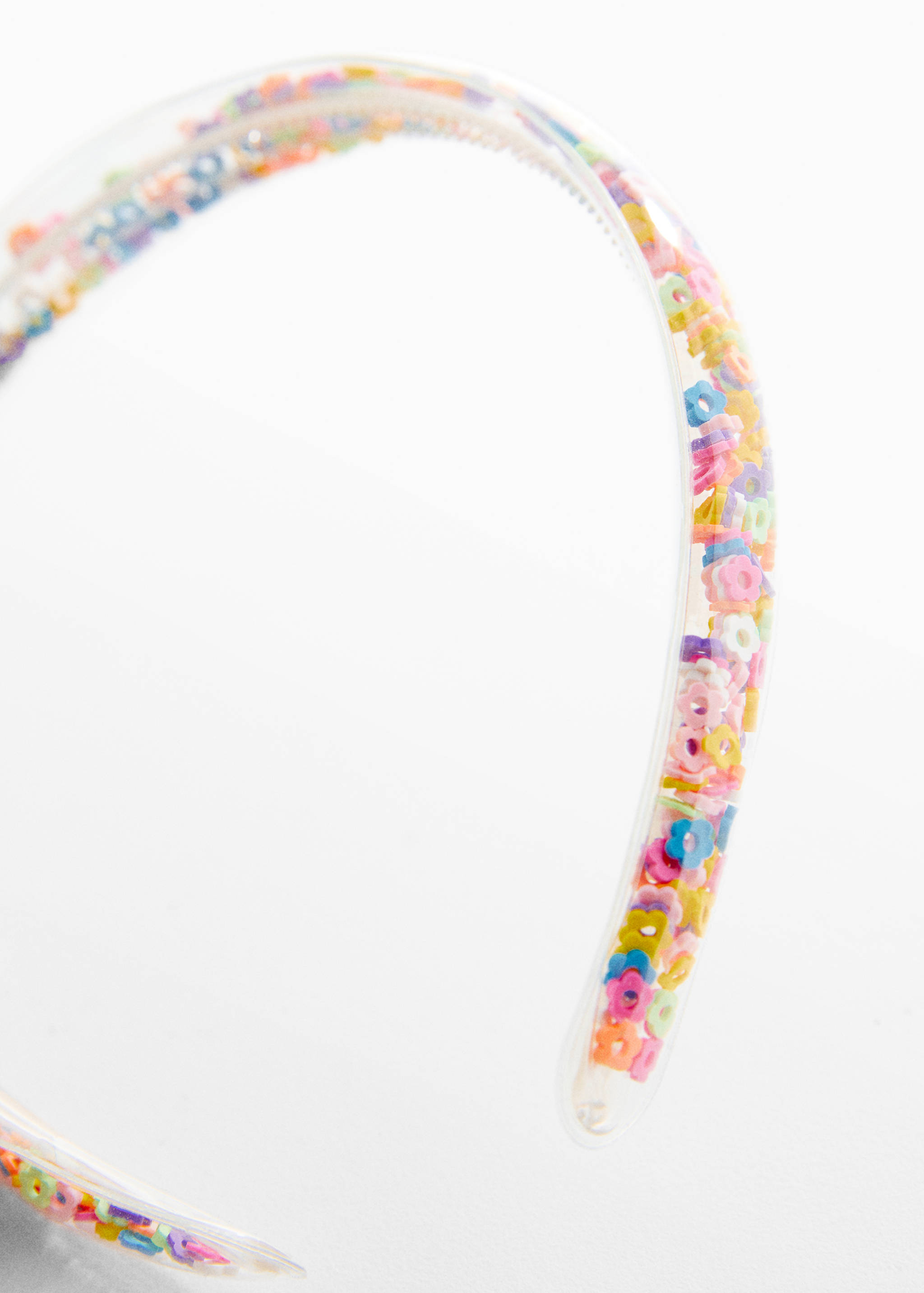 Transparent floral headband - Medium plane