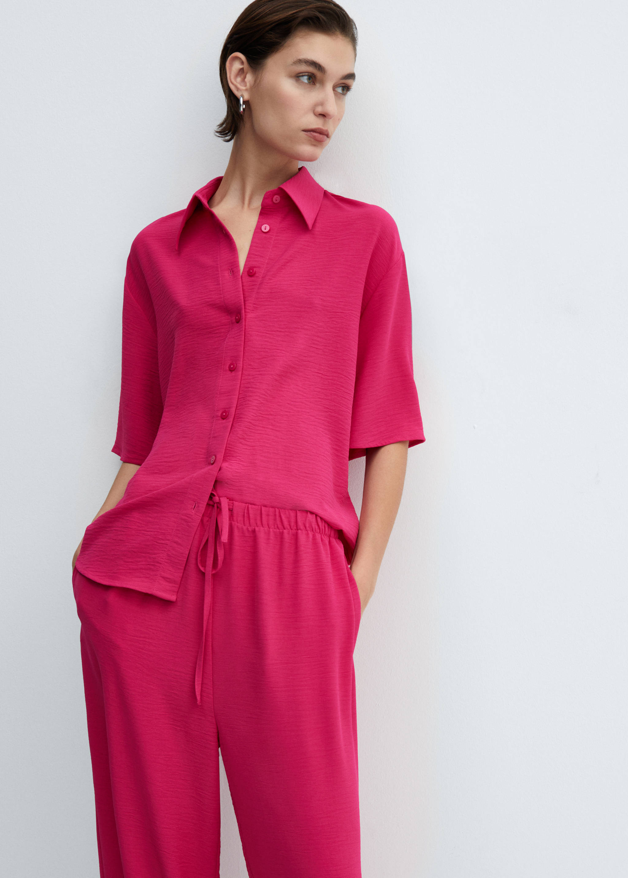 Wideleg-Hose mit Stretchbund - Detail des Artikels 1