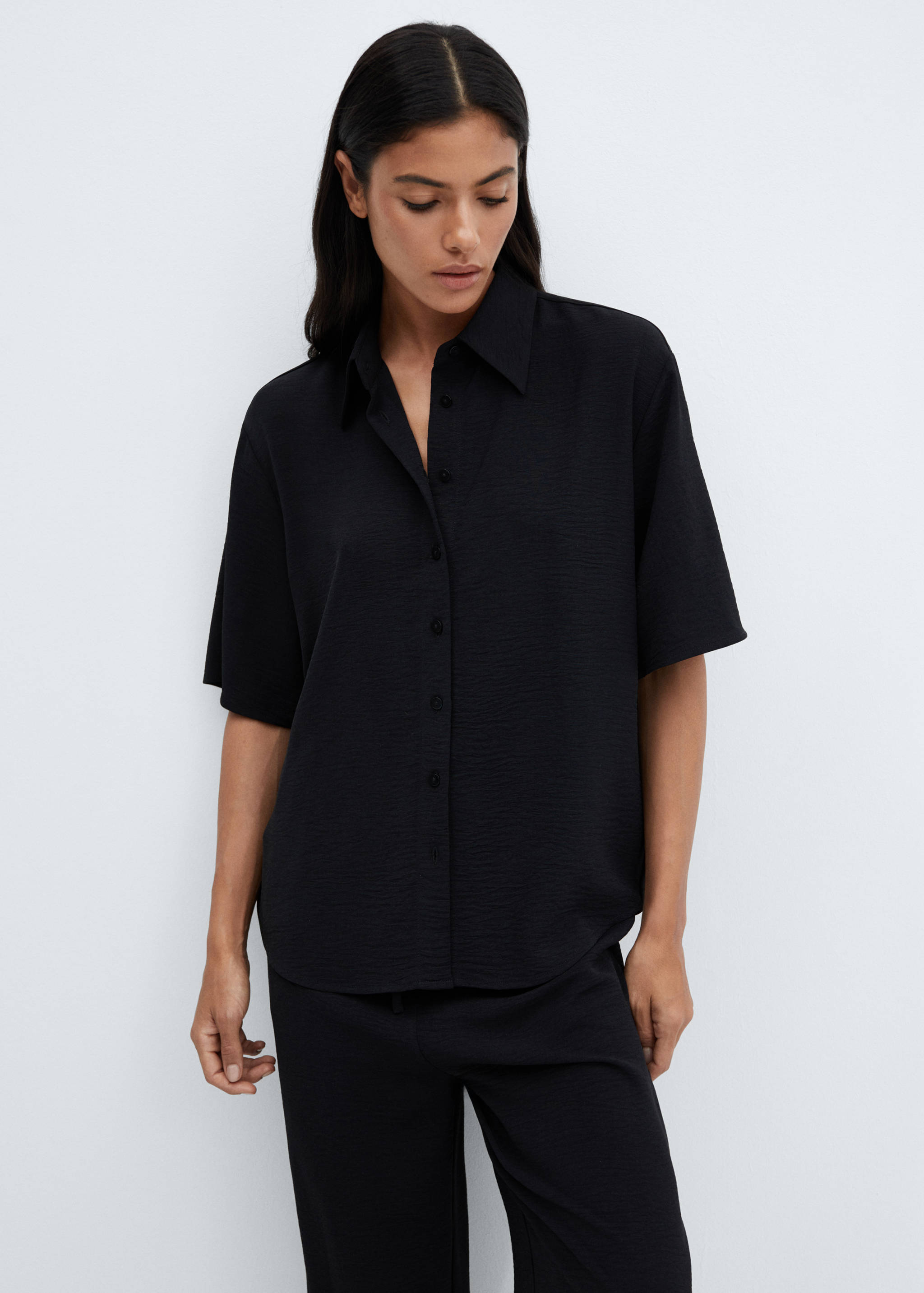 Wideleg-Hose mit Stretchbund - Detail des Artikels 1