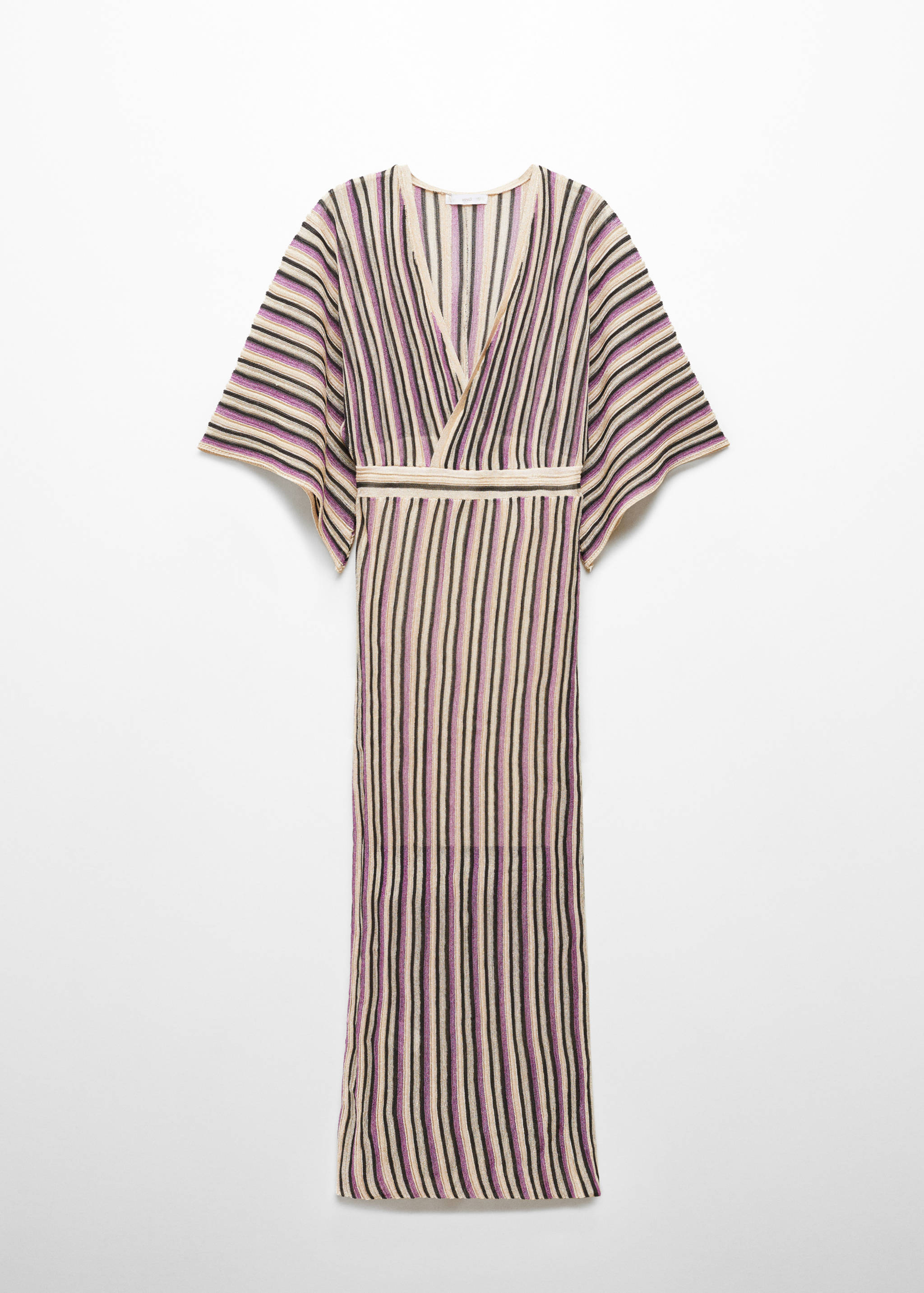 Sukienka z lureksu z kopertowym dekoltem - Artykuł bez modela/modelki