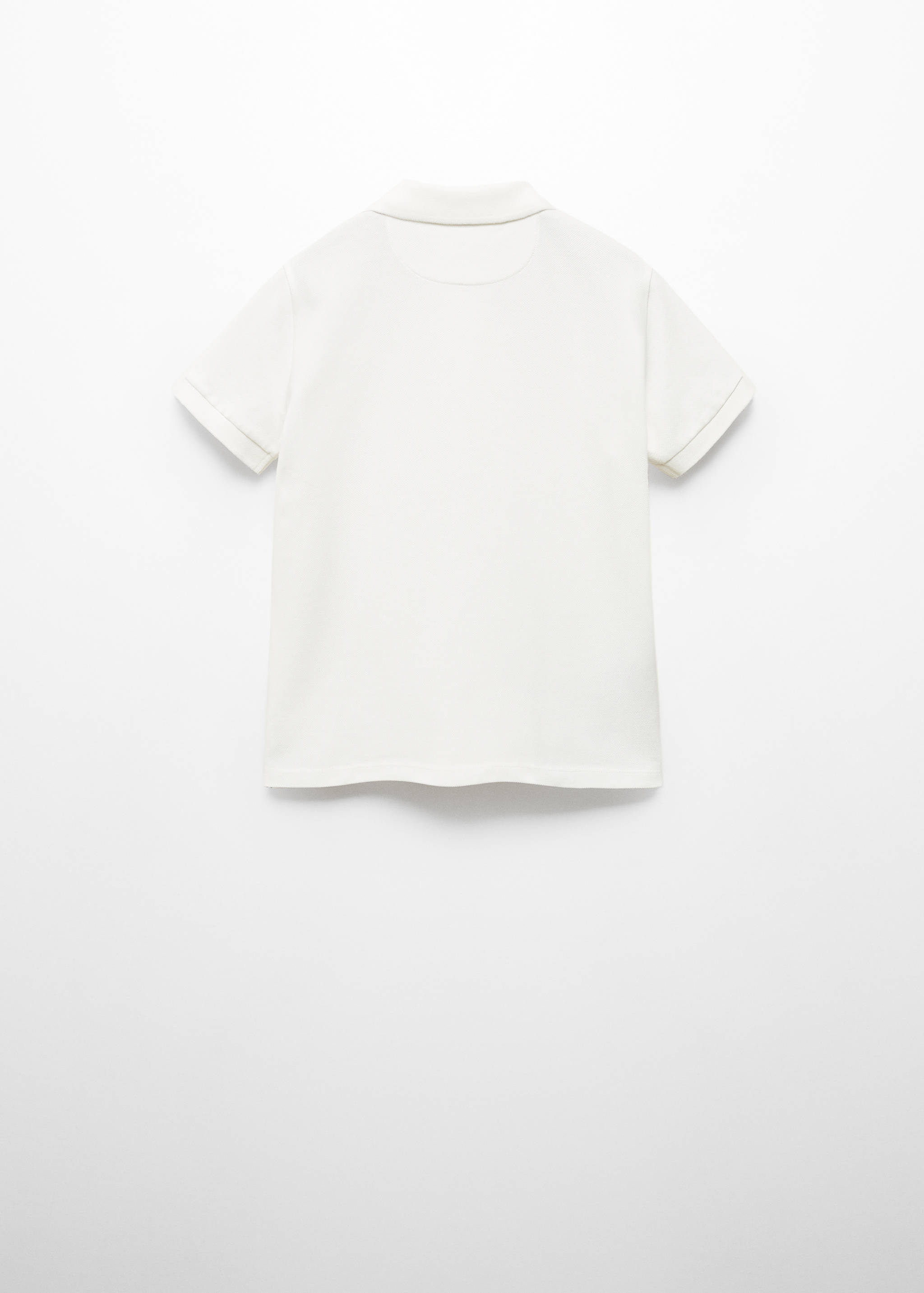 100% cotton polo shirt - Reverse of the article