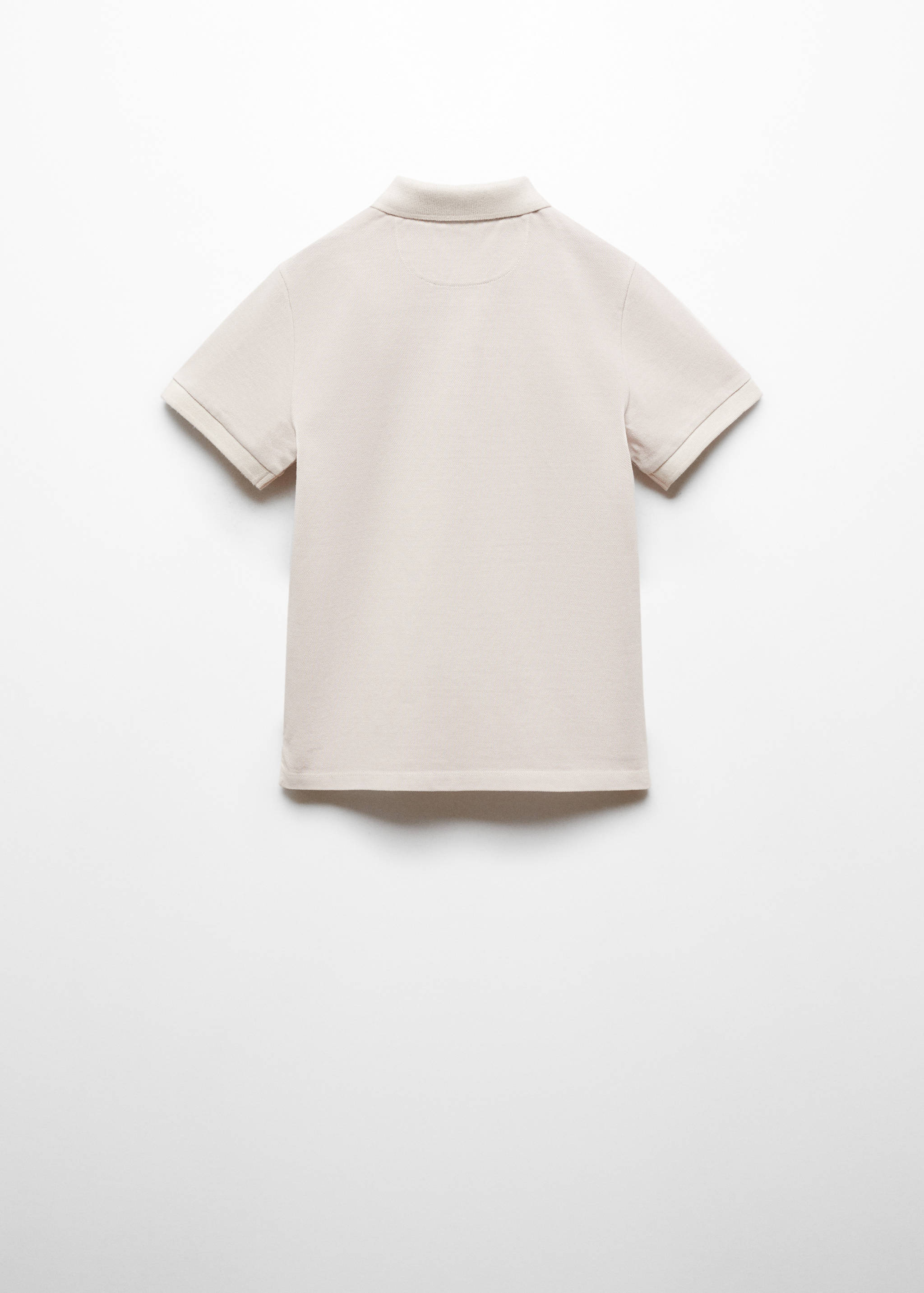 100% cotton polo shirt - Reverse of the article