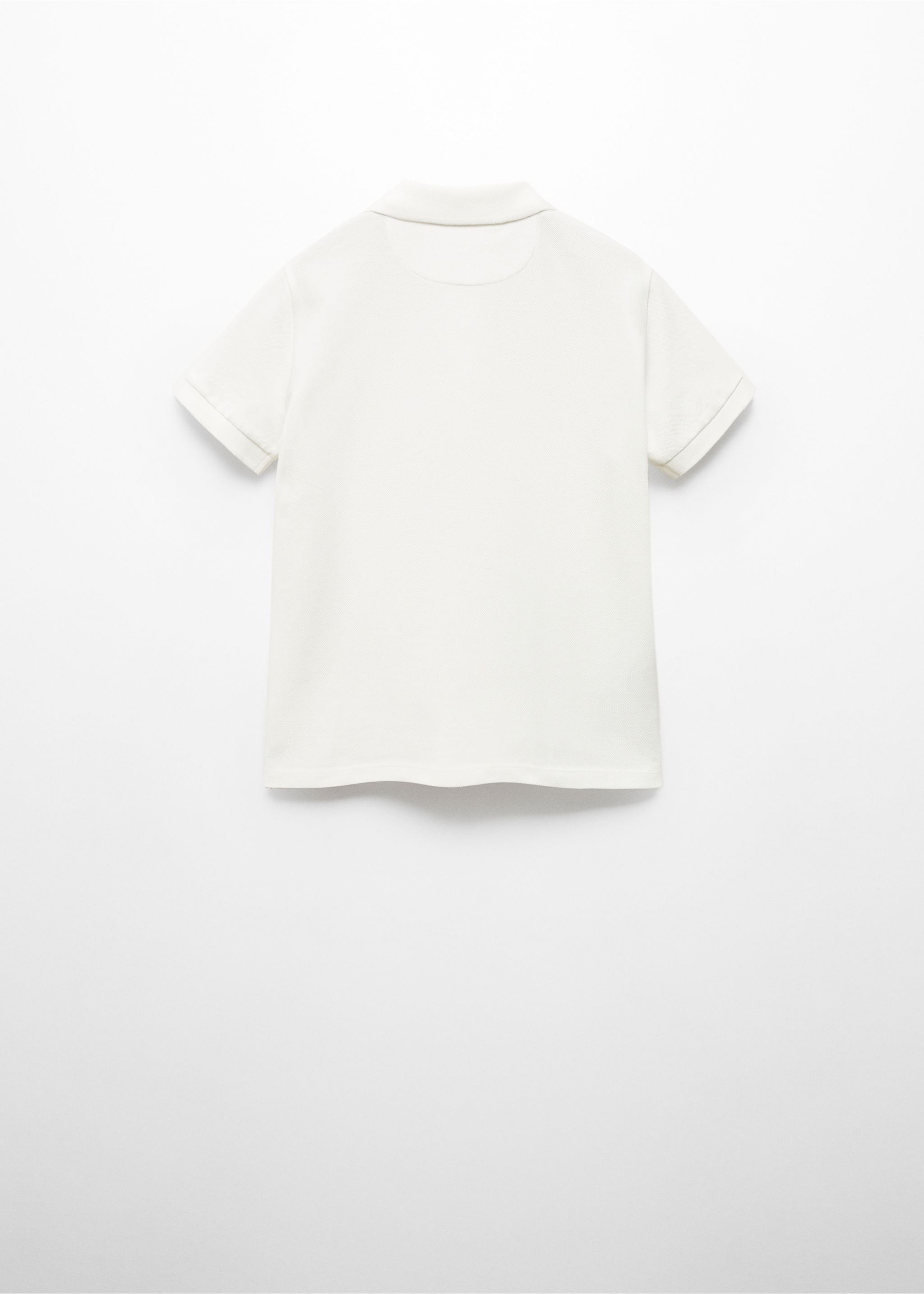 100% cotton polo shirt - Reverse of the article