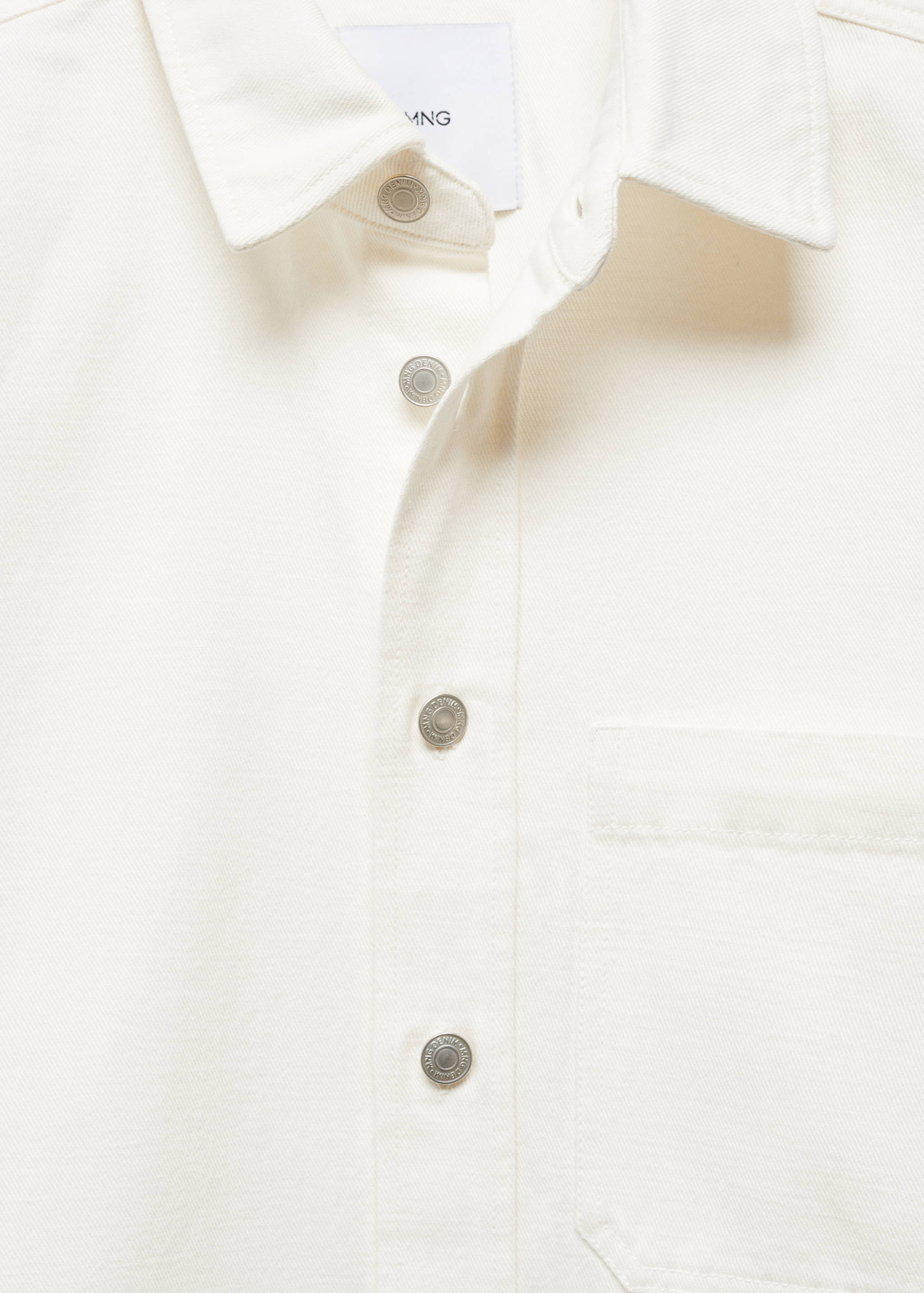 Regular-fit cotton and linen overshirt - Details of the article 8