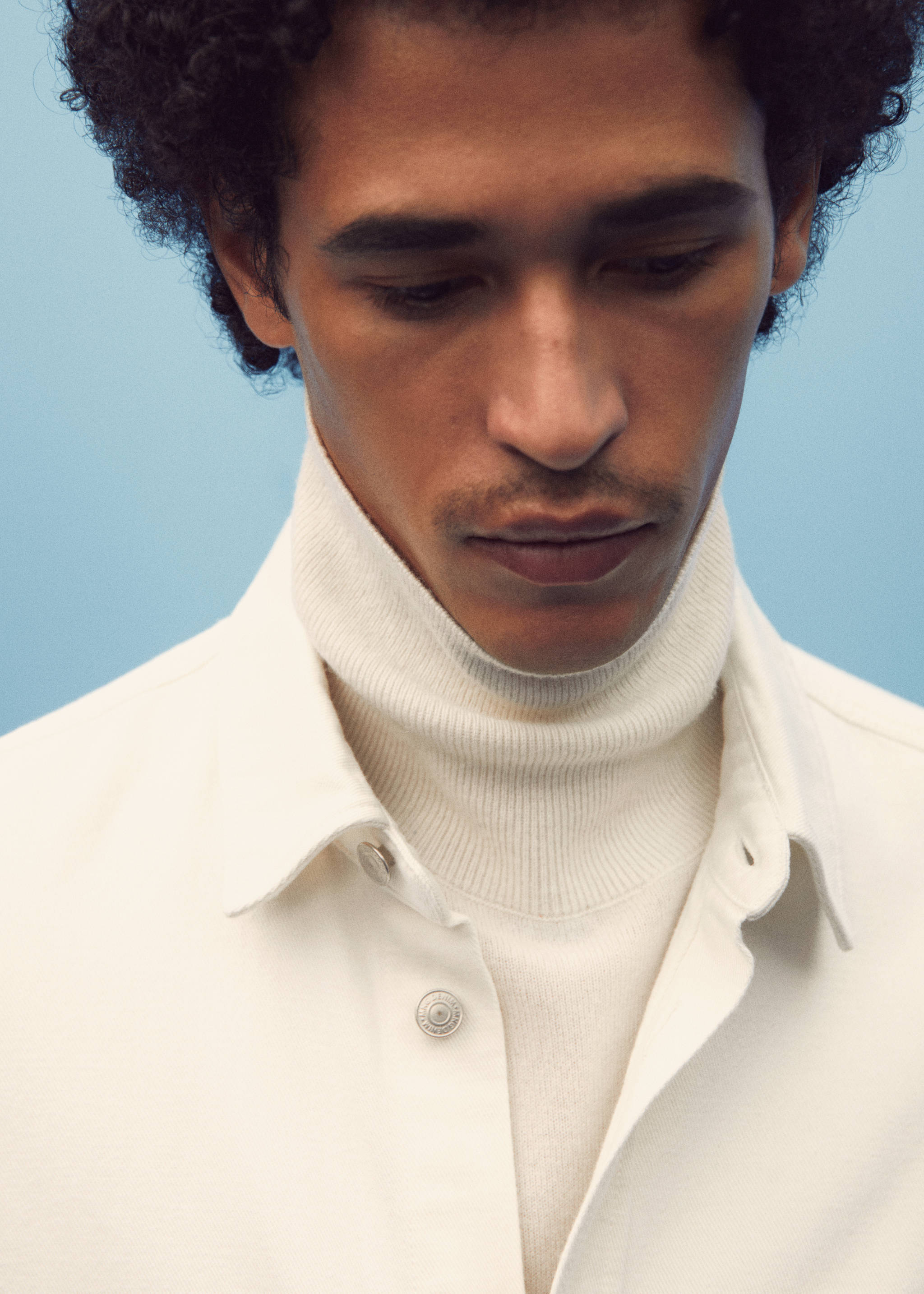 Regular-fit cotton and linen overshirt - Details of the article 5