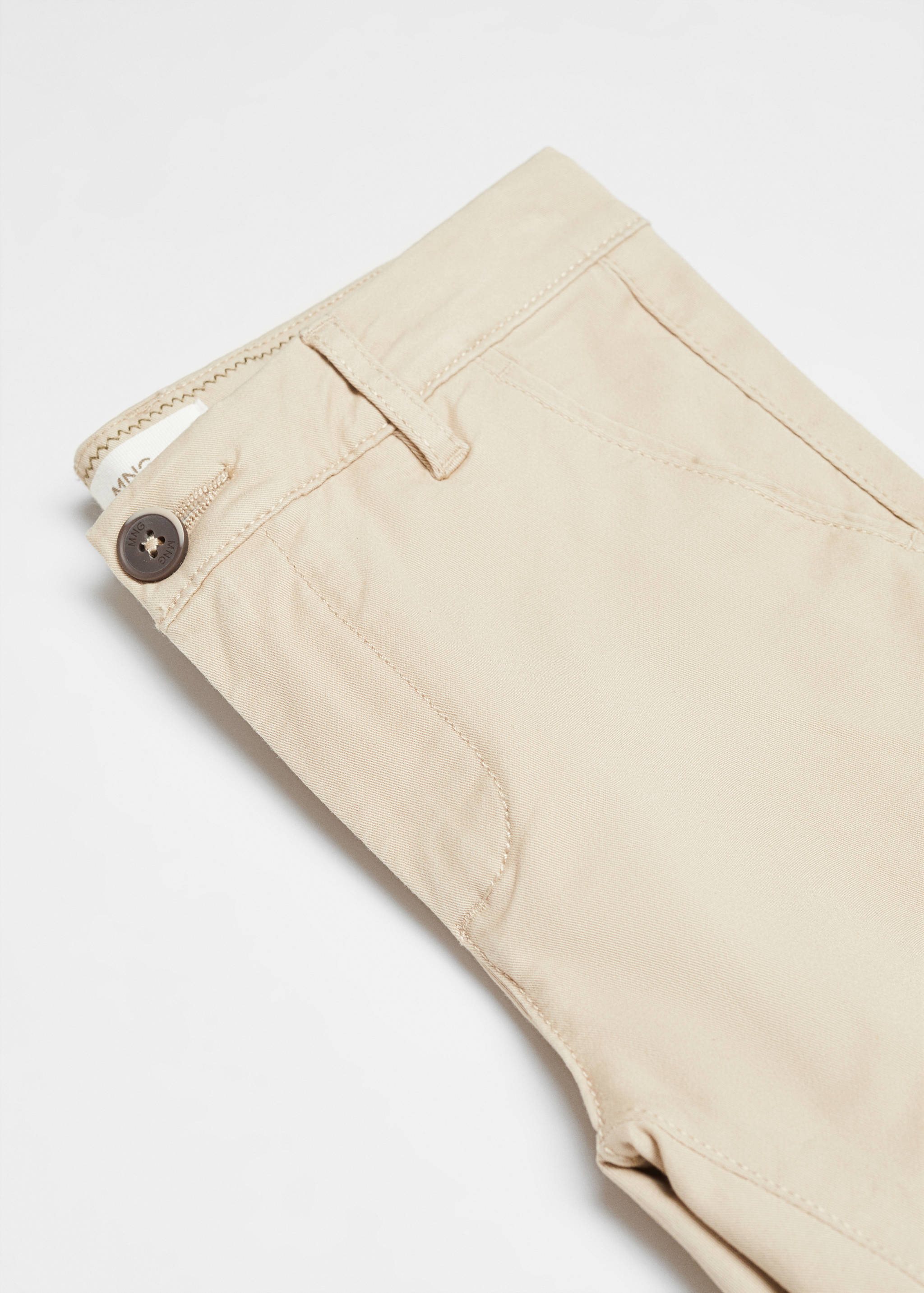 Slim-Fit-Bermudashorts im Chino-Stil aus Baumwolle - Detail des Artikels 8