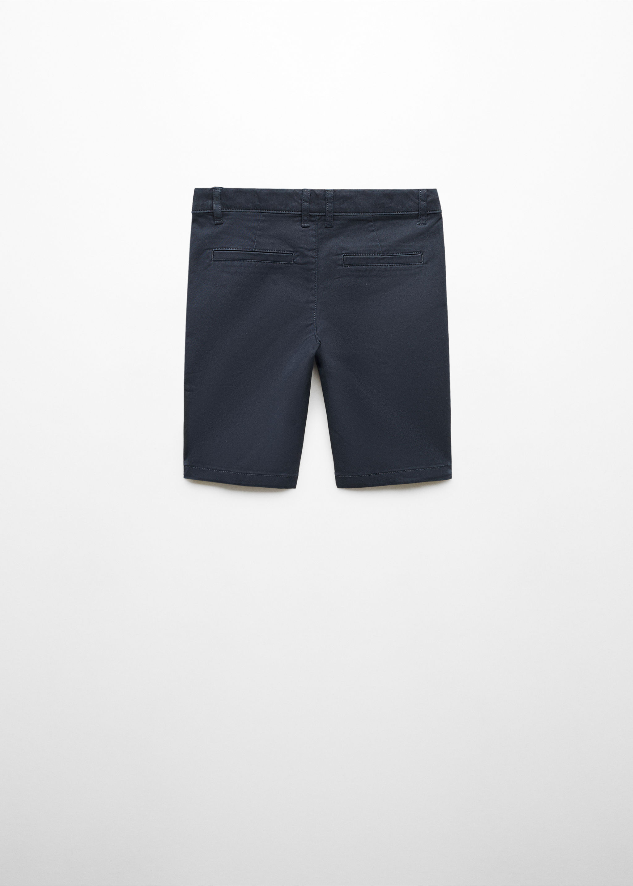 Katoenen chino slim-fit bermuda - Achterkant van het artikel