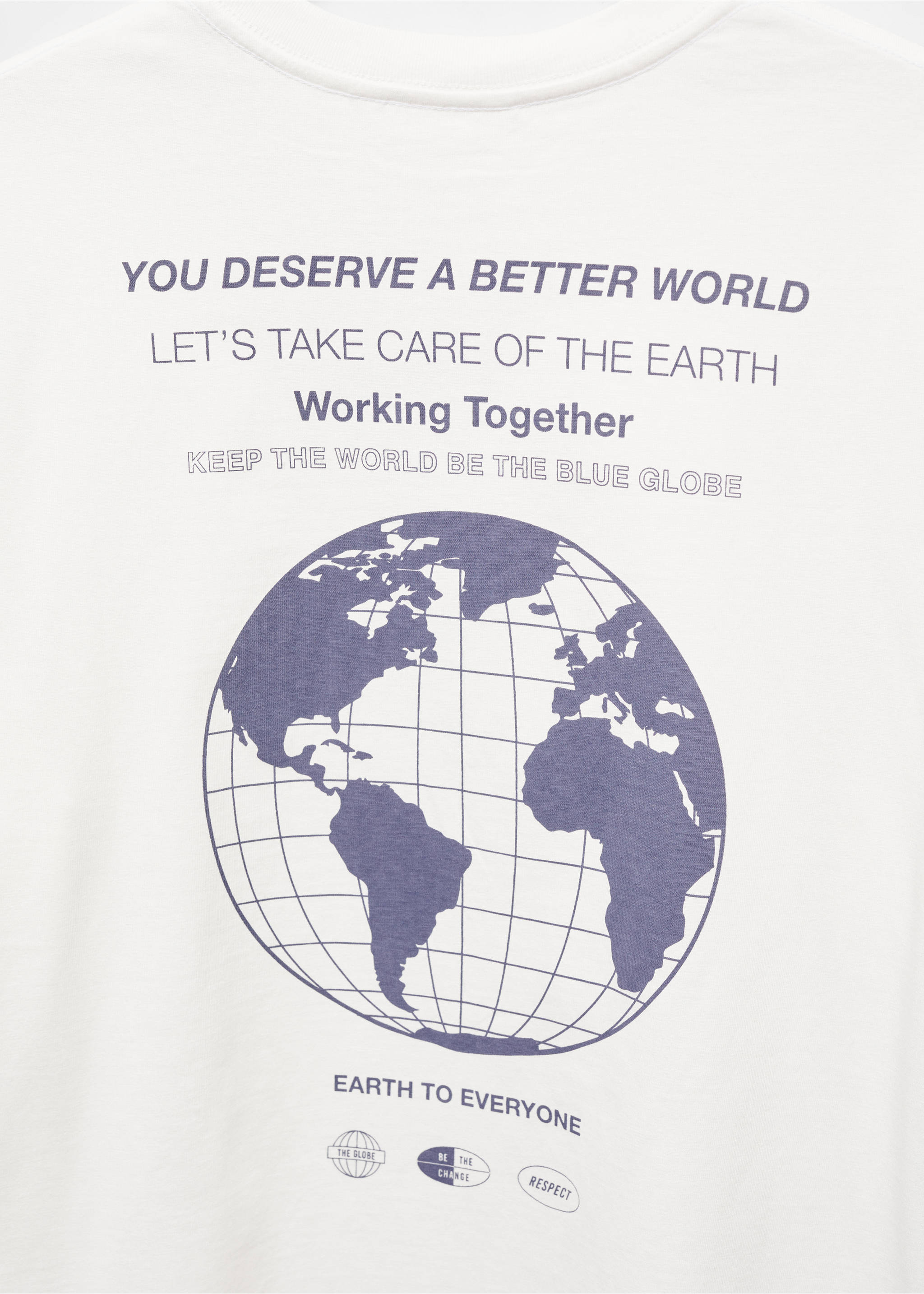 Short-sleeved printed t-shirt - Details of the article 8, Off White. Ref: 67075142-00.