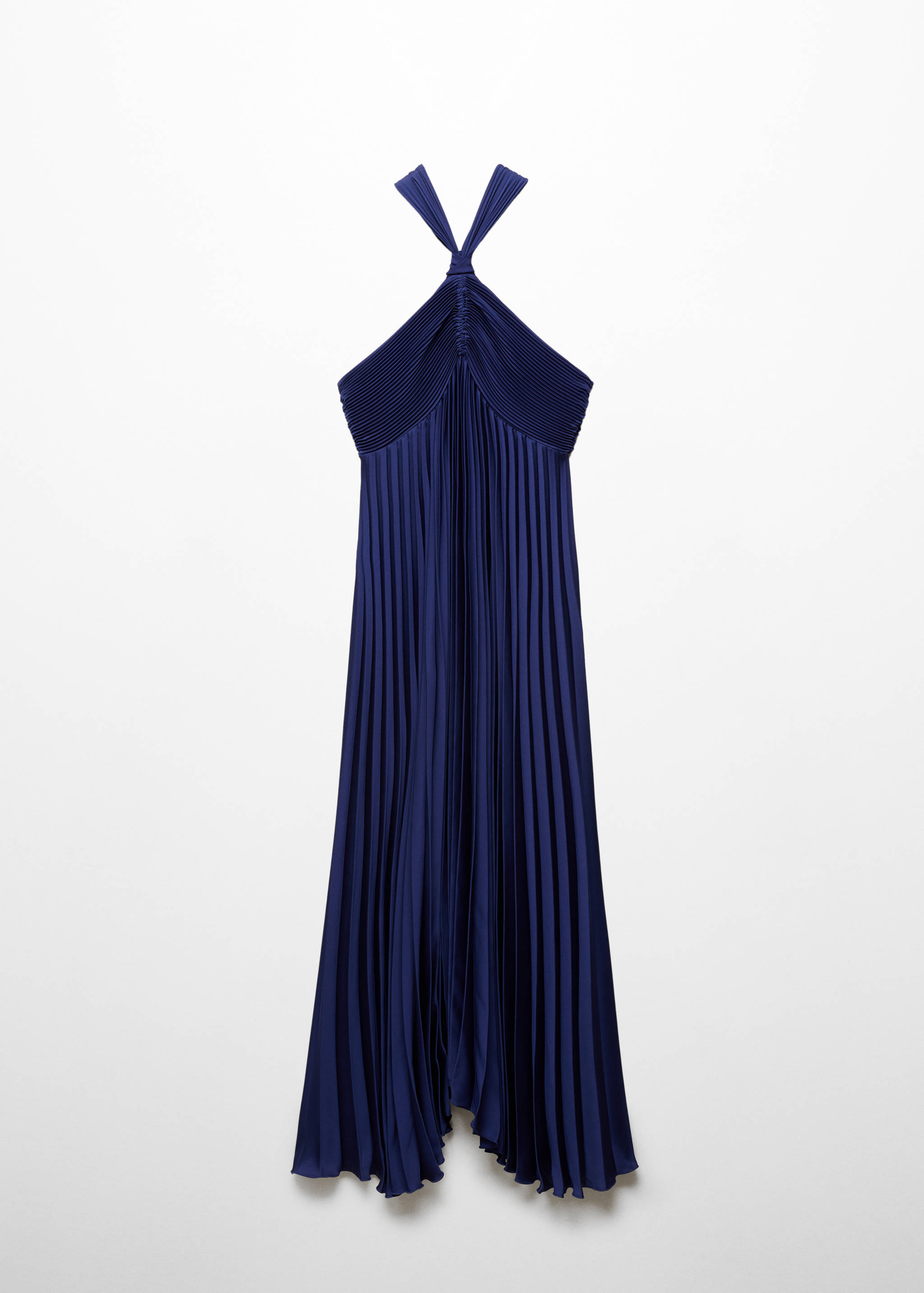 Plissiertes Neckholder-Kleid - Artikel ohne Model