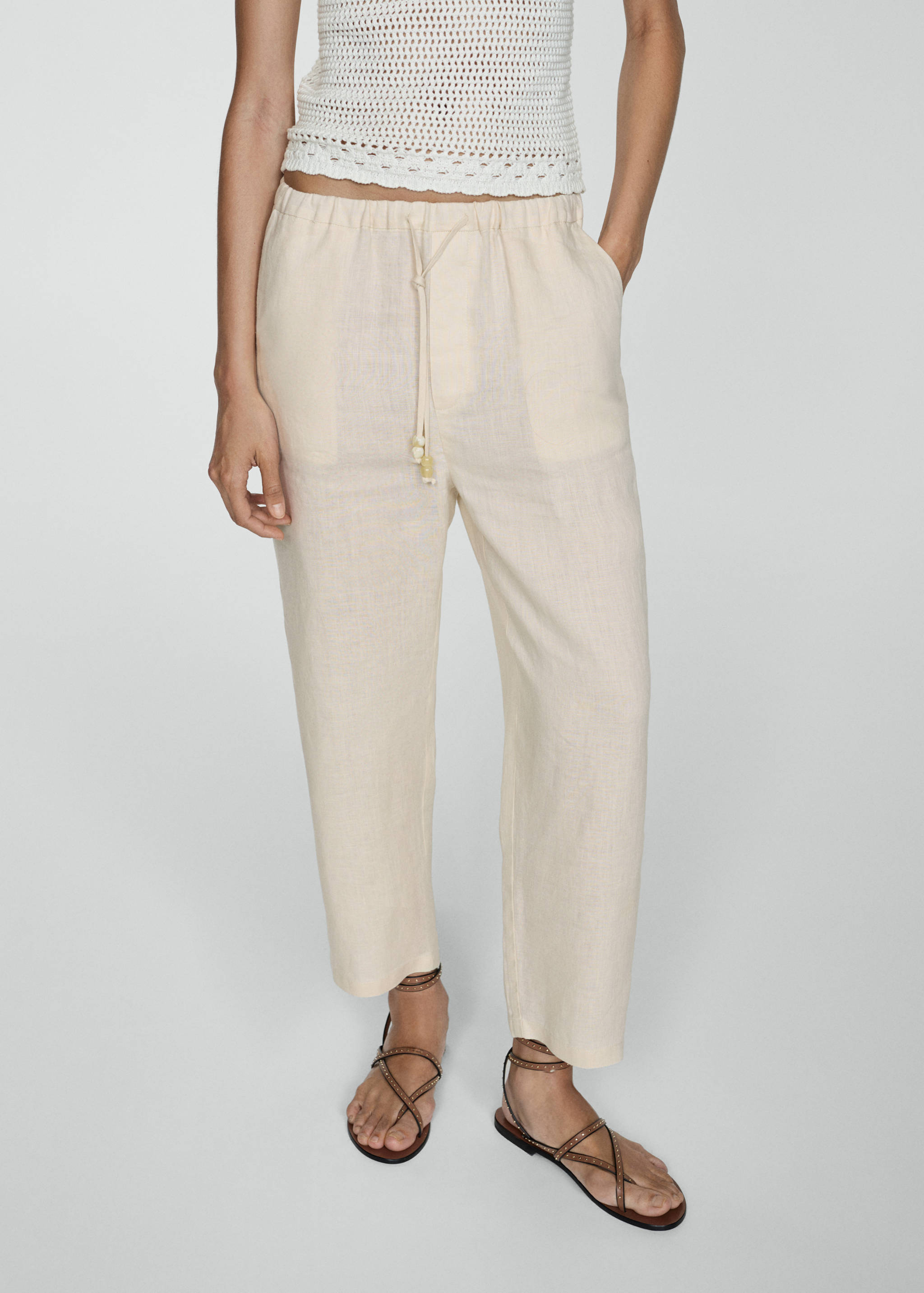 100% linen pants - Medium plane