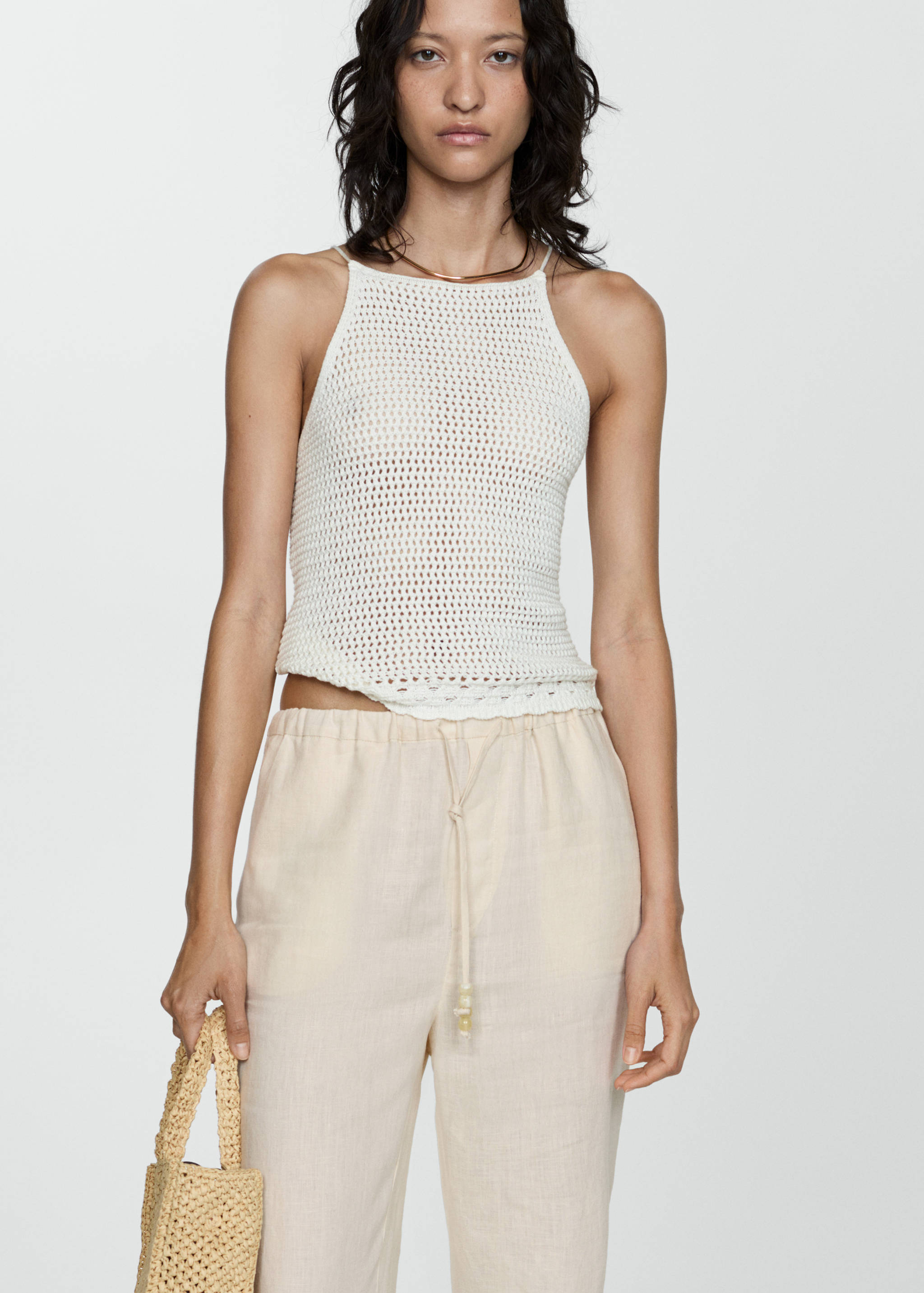 100% linen pants - Details of the article 1