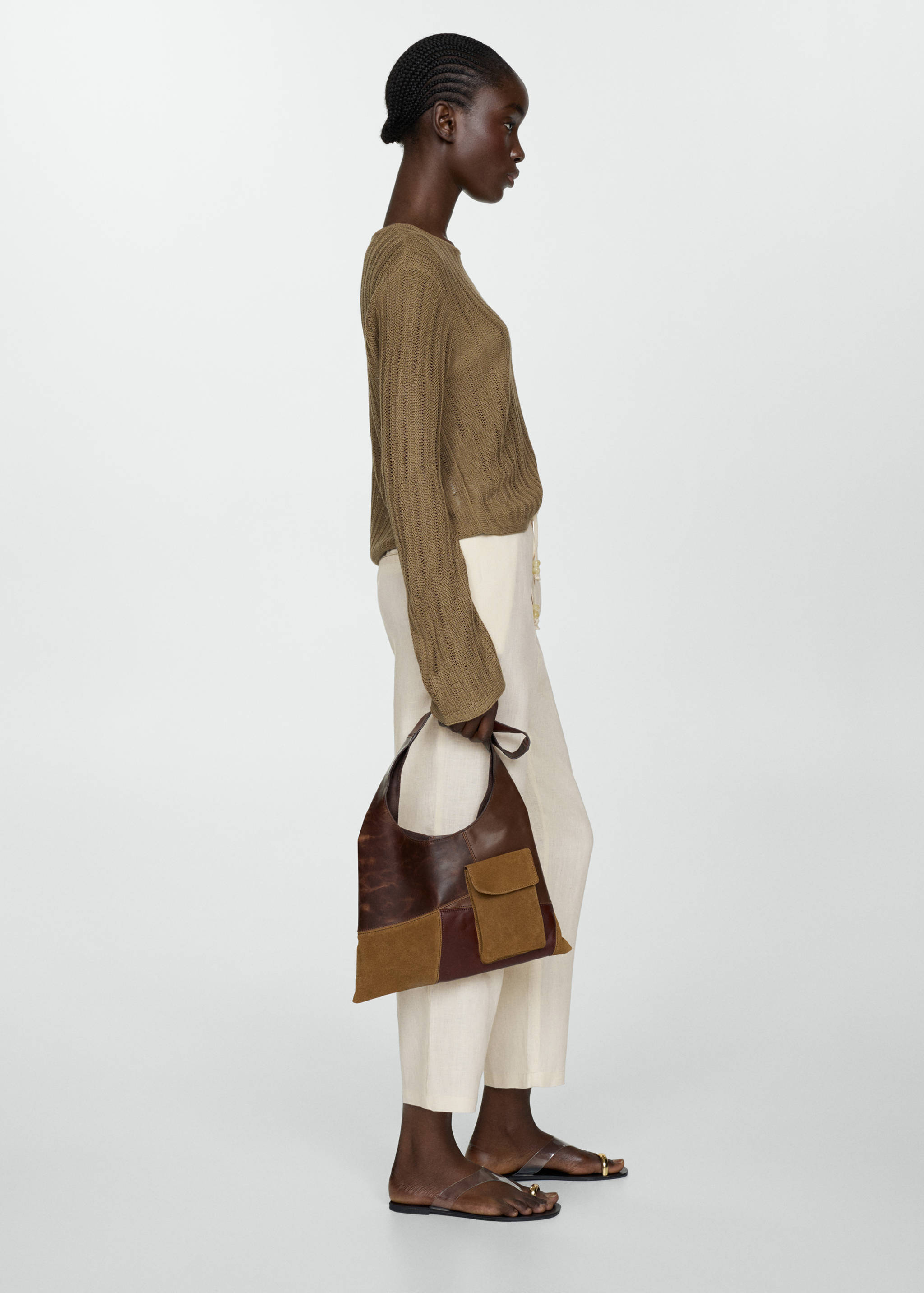 100% linen pants - Details of the article 2