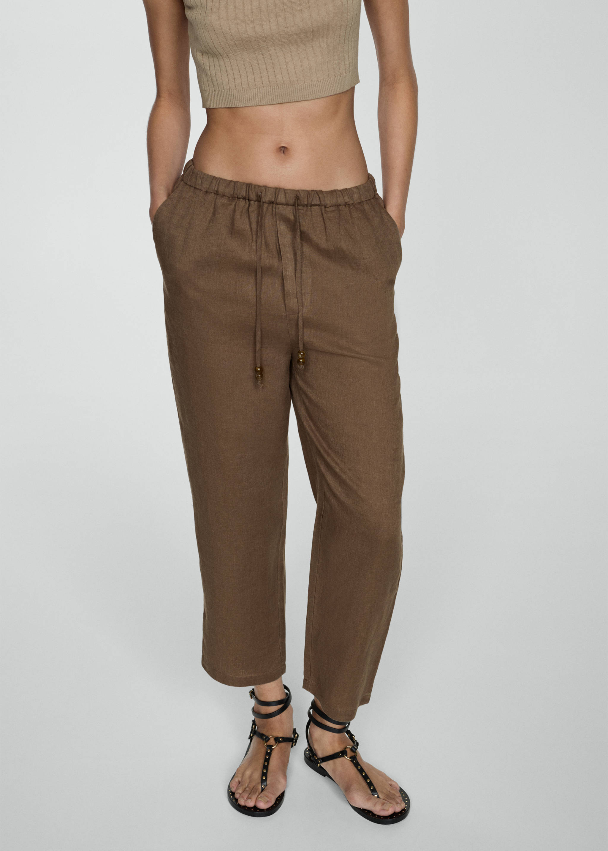 100% linen pants - Medium plane