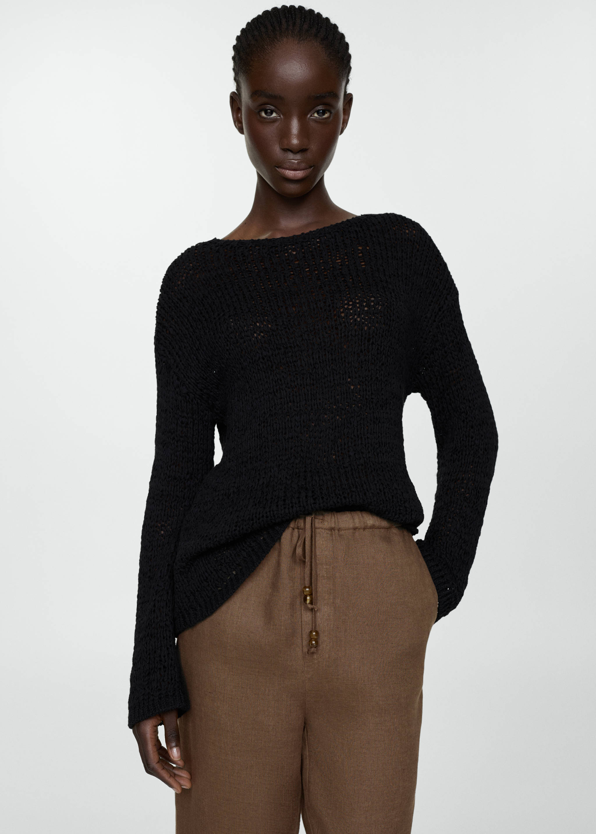 100% linen trousers - Details of the article 1