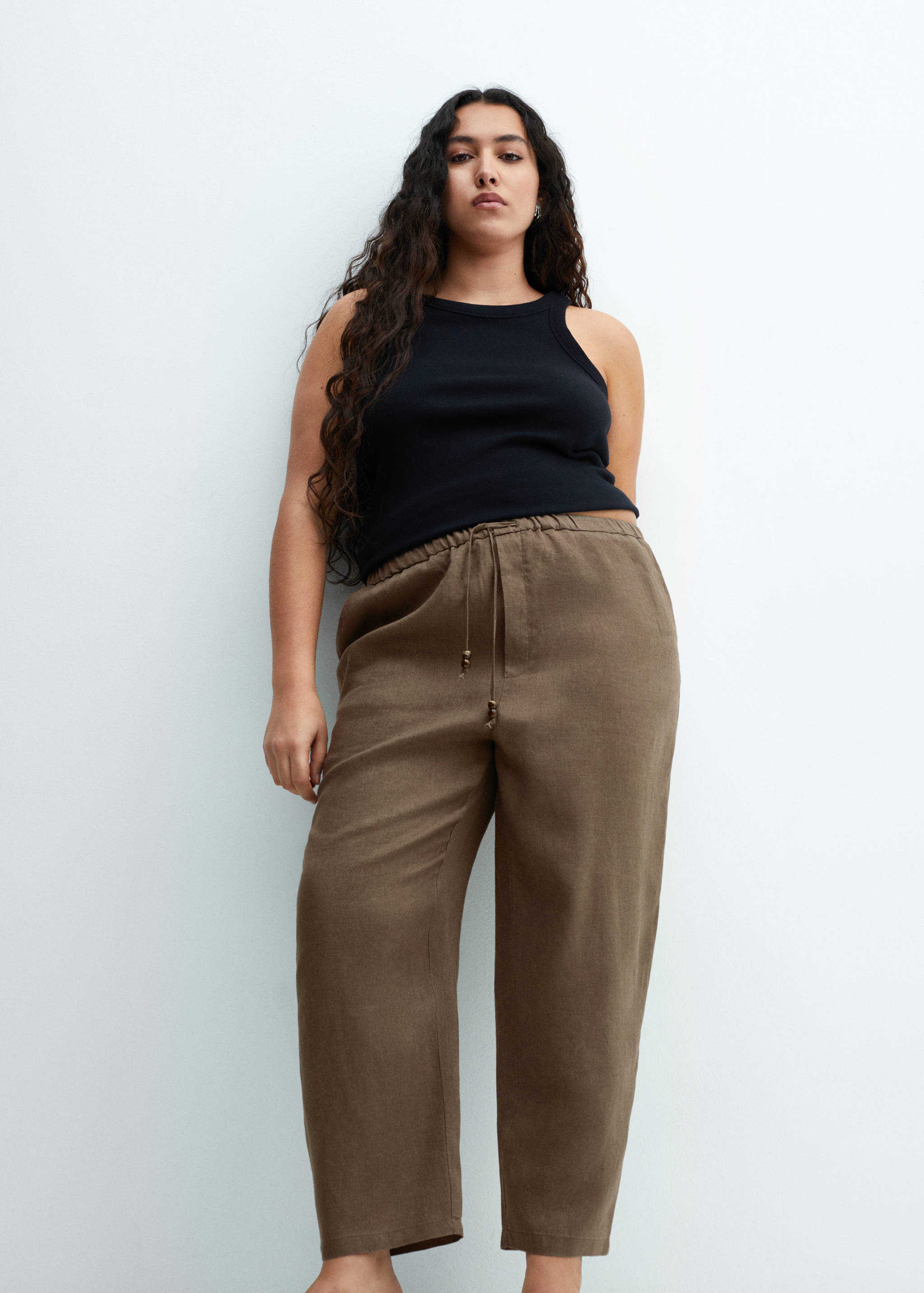 100% linen pants - Details of the article 4