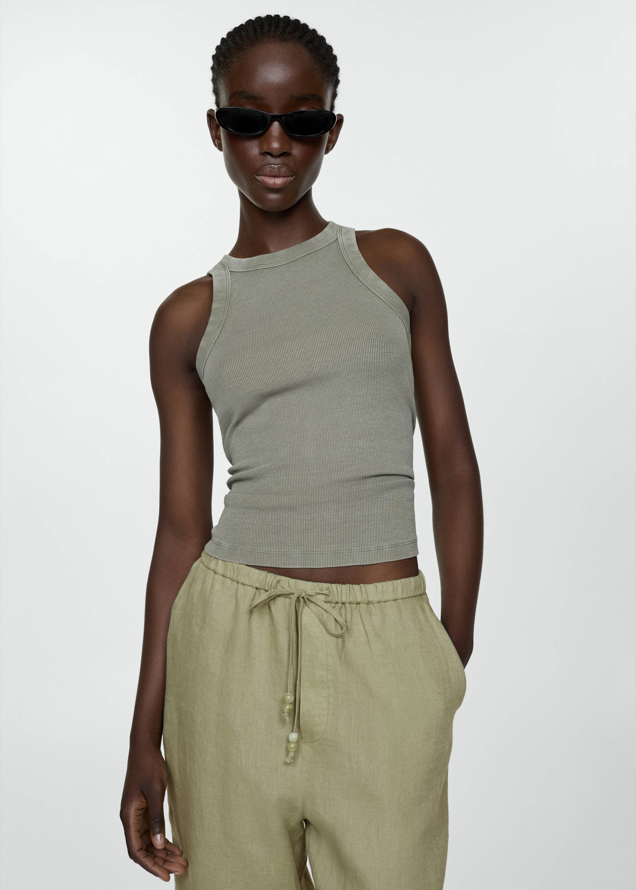 100% linen pants - Details of the article 1