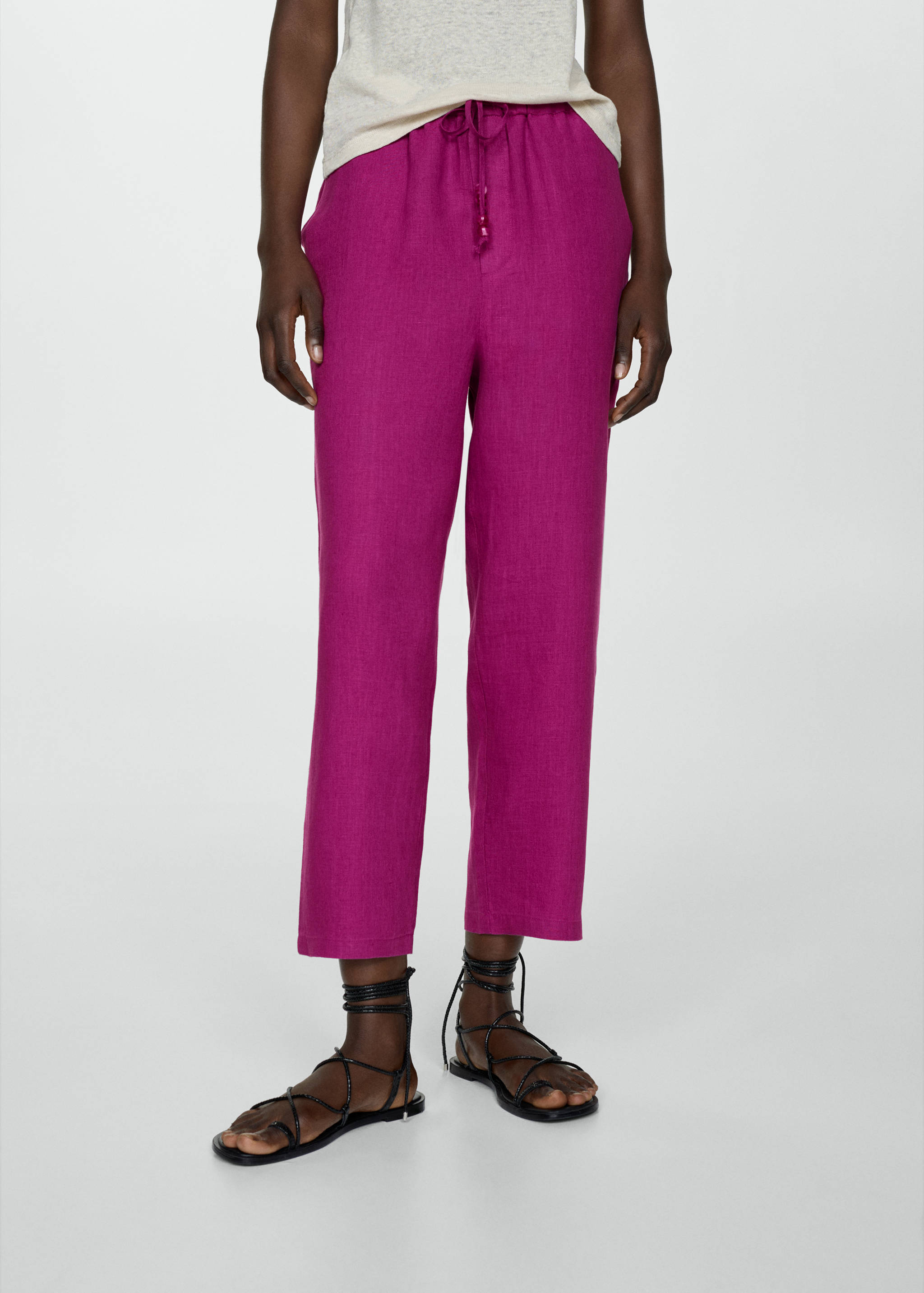 100% linen pants - Medium plane