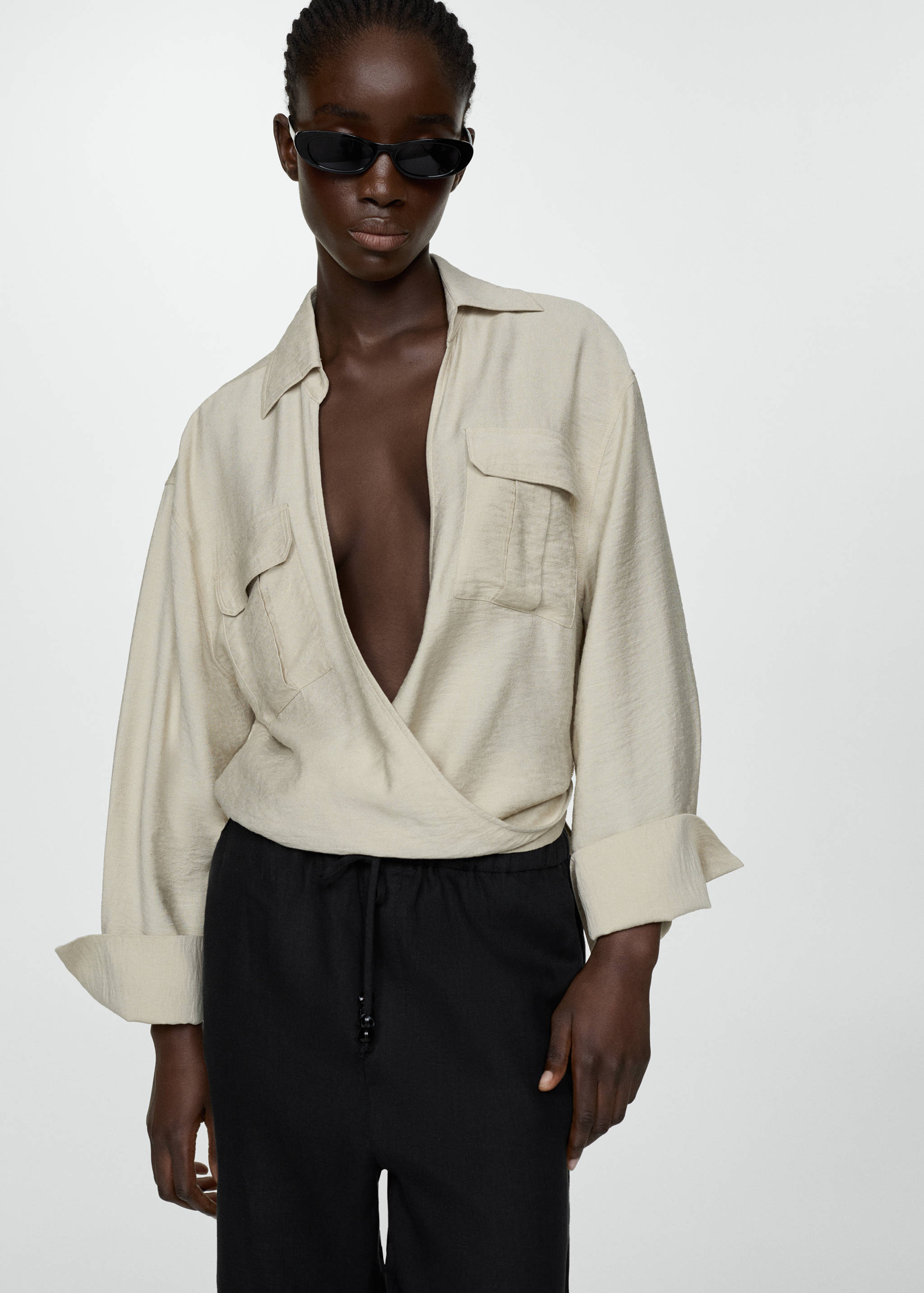 100% linen pants - Details of the article 1