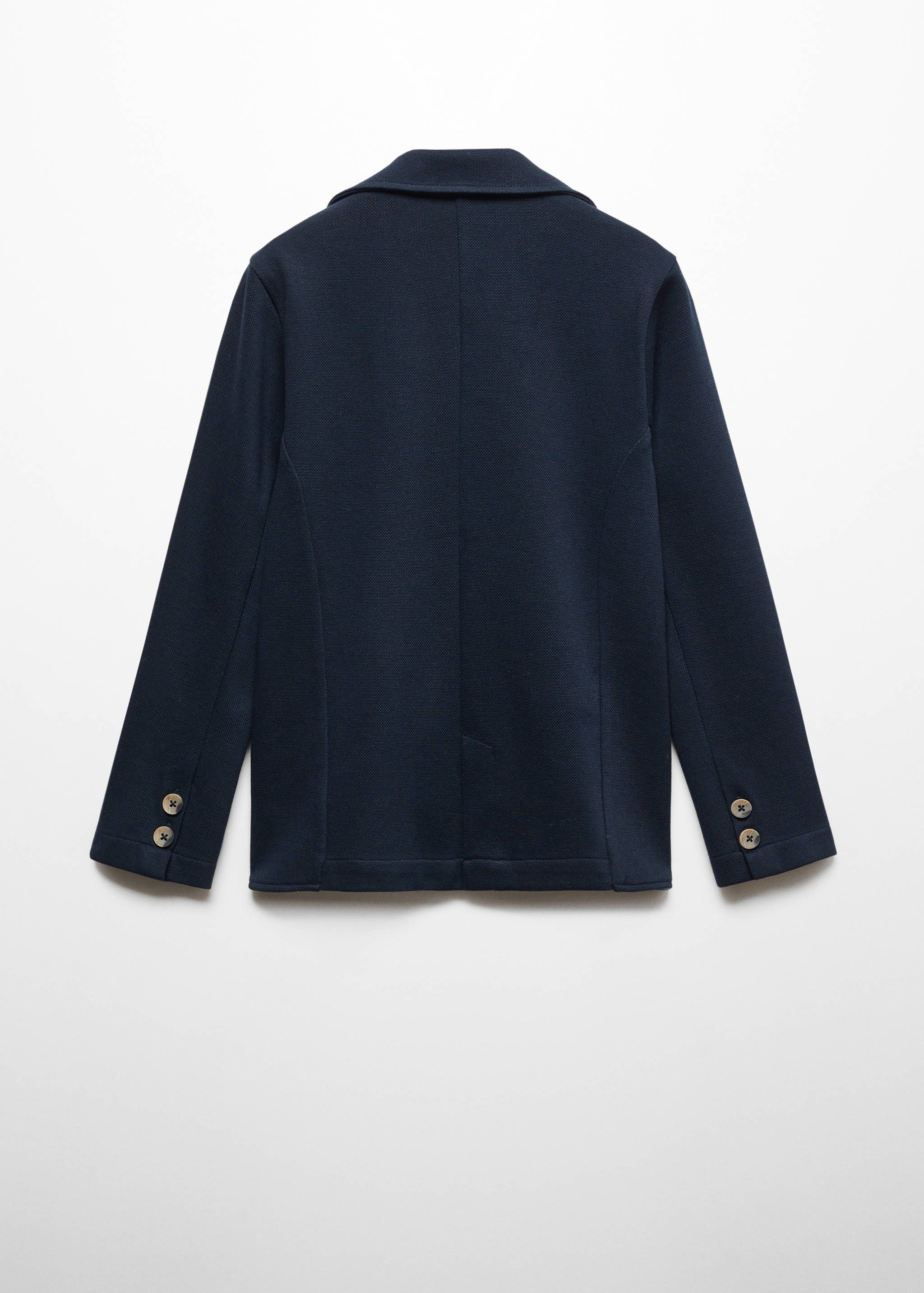Veste costume regular fit texturée - Verso de l’article