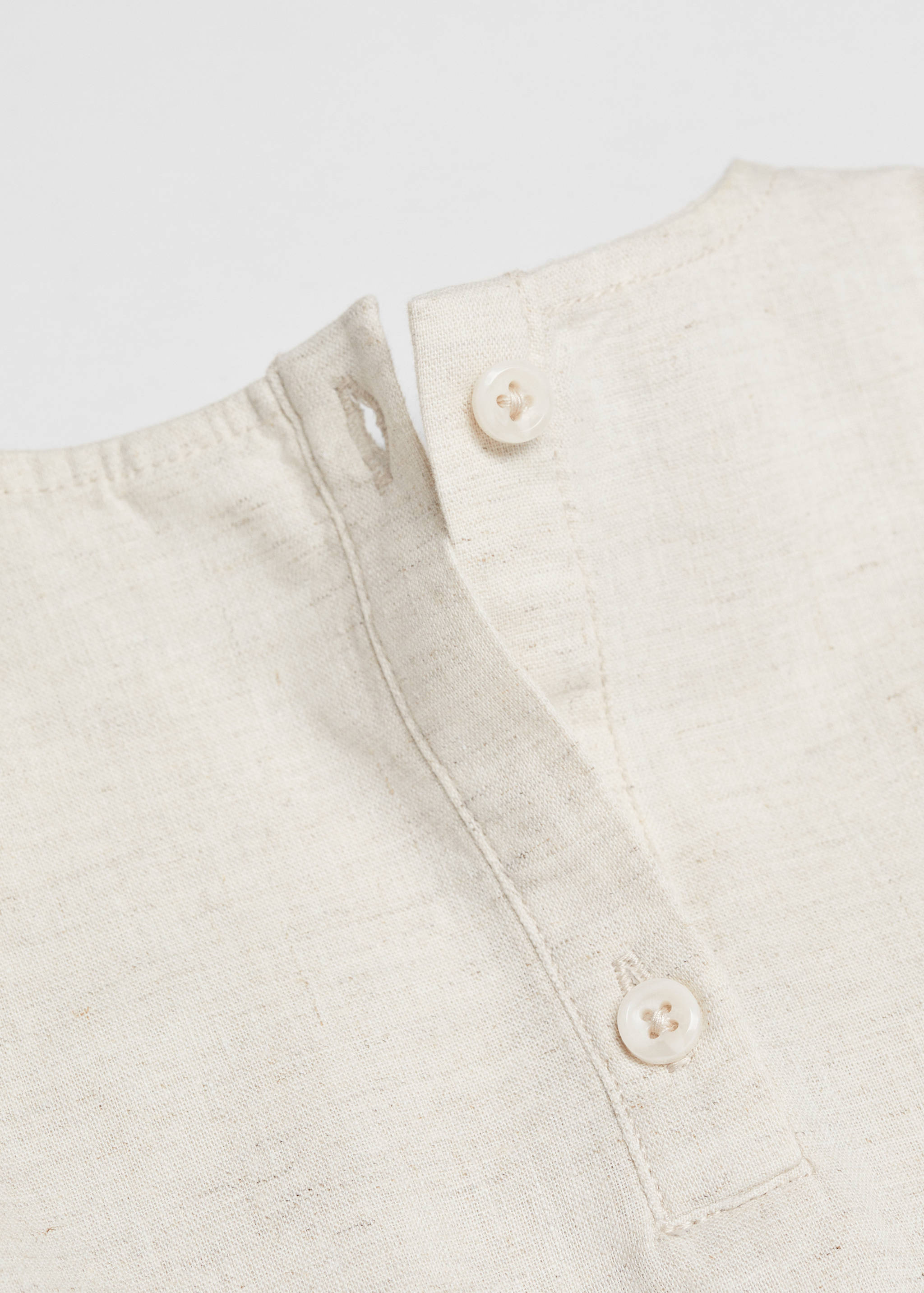 Rüschenbluse aus Leinen - Detail des Artikels 0