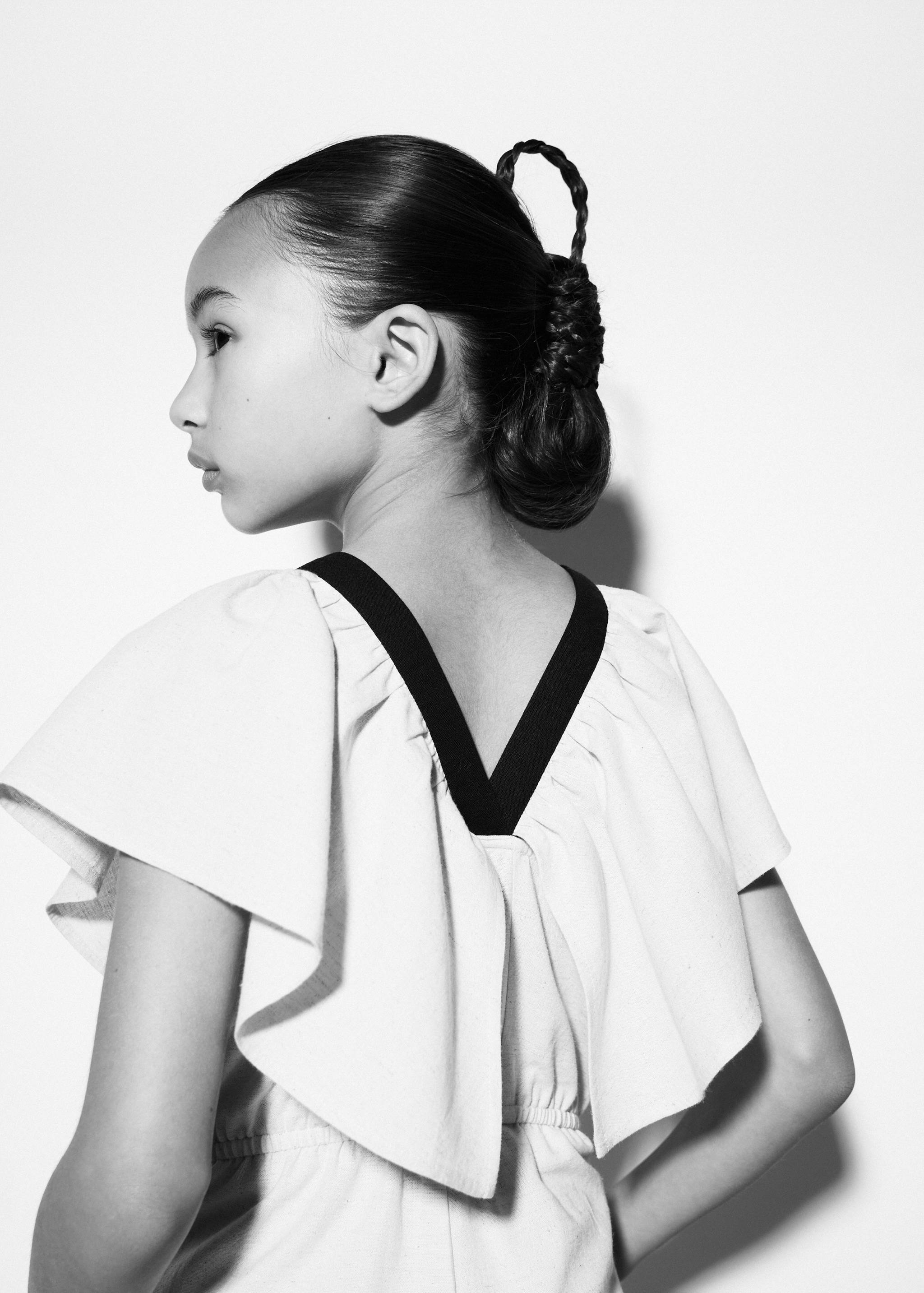 Kombinezon lniany z falbanką - Szczegóły artykułu 1