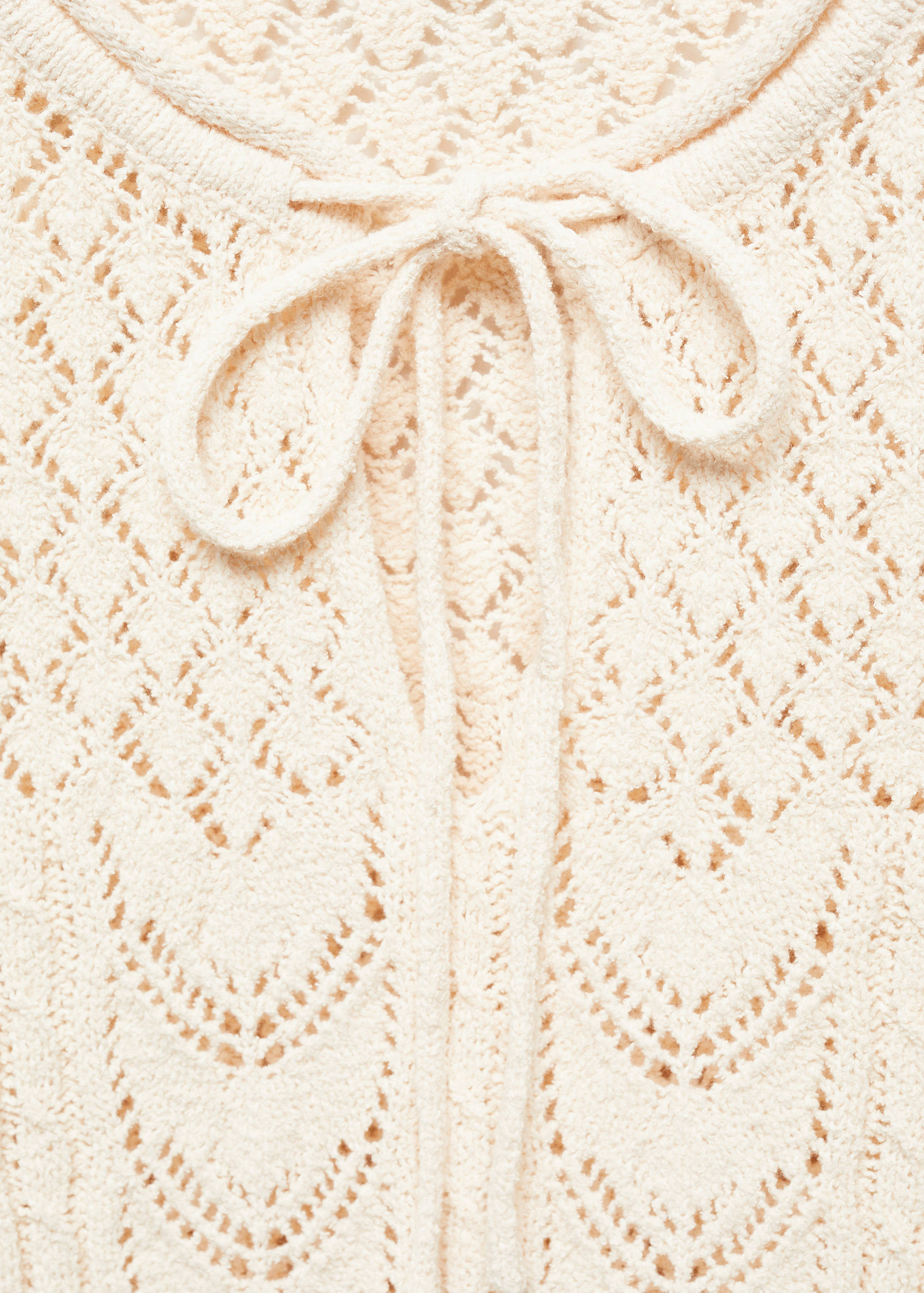 Flared-sleeve crochet dress - Details of the article 8